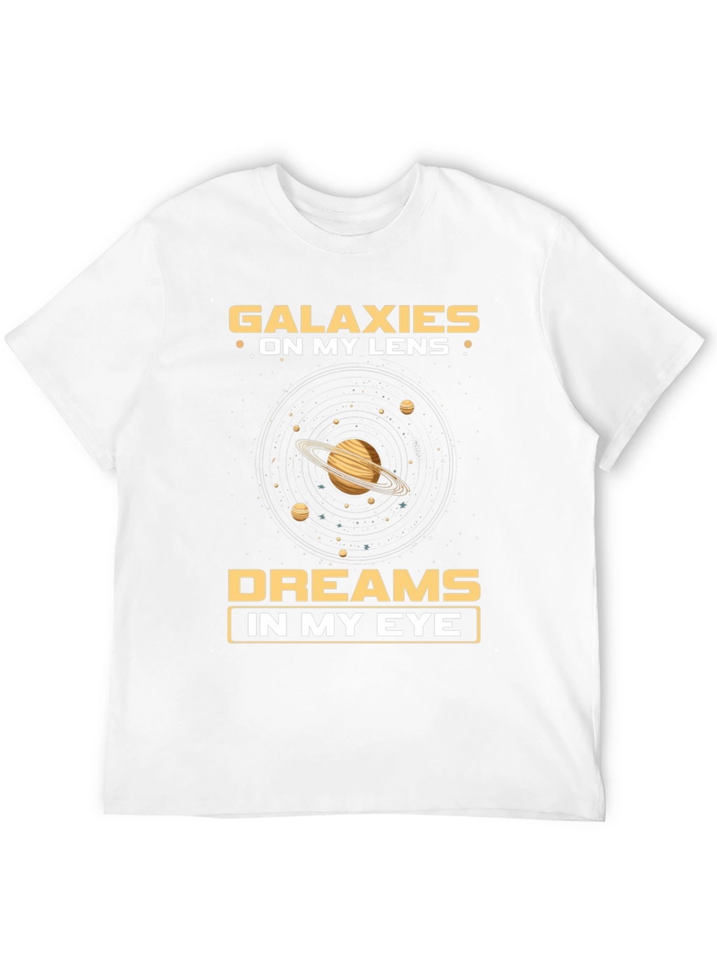 Galaxies on My Lens Graphic T-Shirt