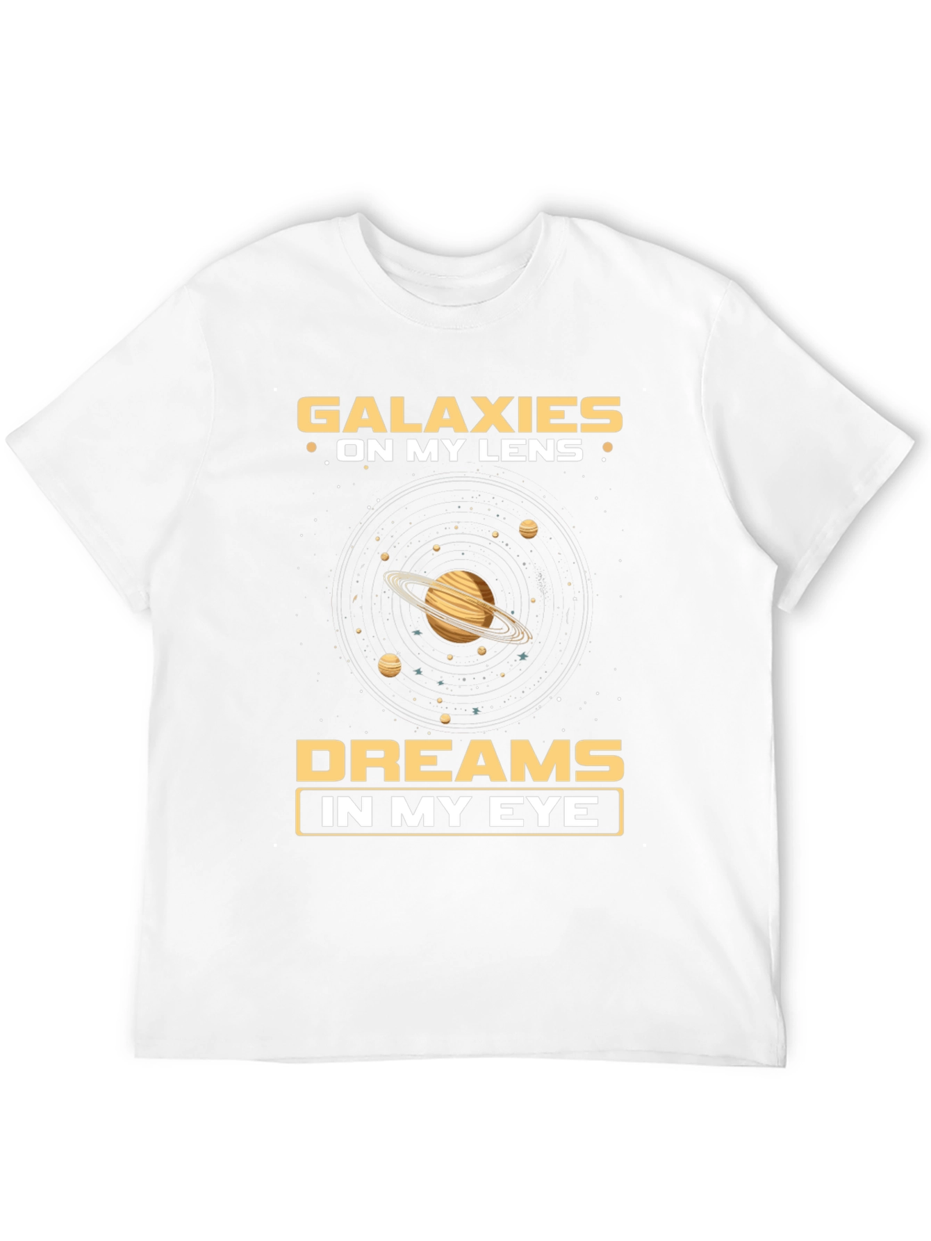 Galaxies on My Lens Graphic T-Shirt