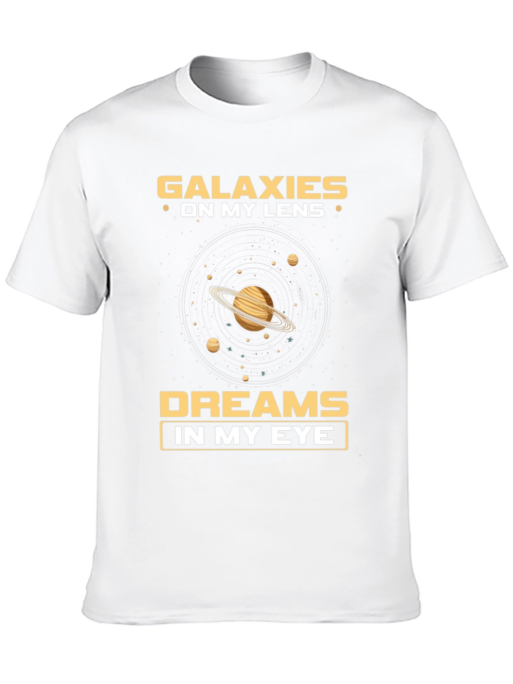 Galaxies on My Lens Graphic T-Shirt