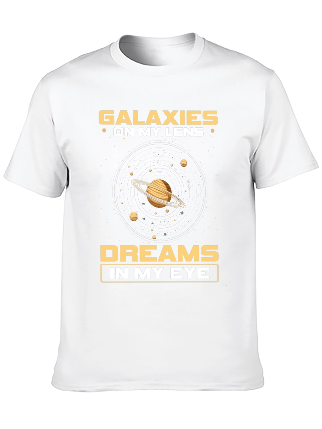 Galaxies on My Lens Graphic T-Shirt
