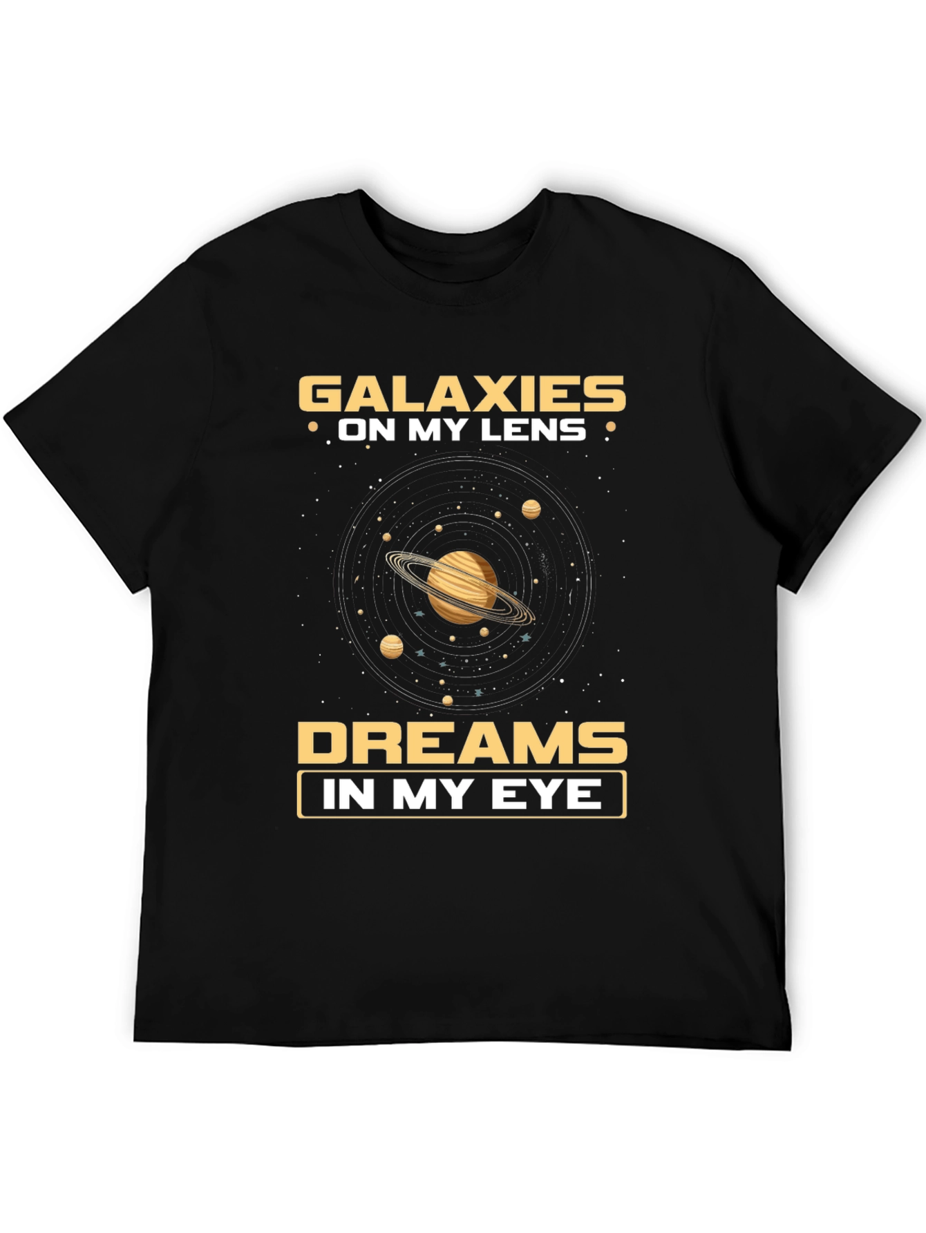 Galaxies on My Lens Graphic T-Shirt