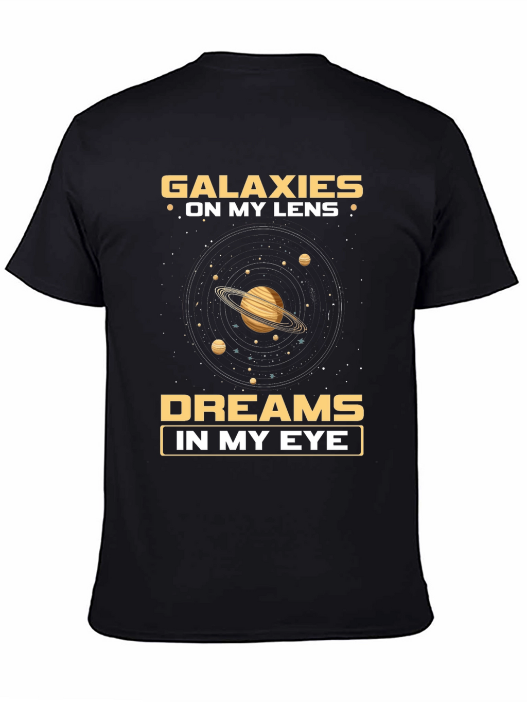 Galaxies on My Lens Graphic T-Shirt