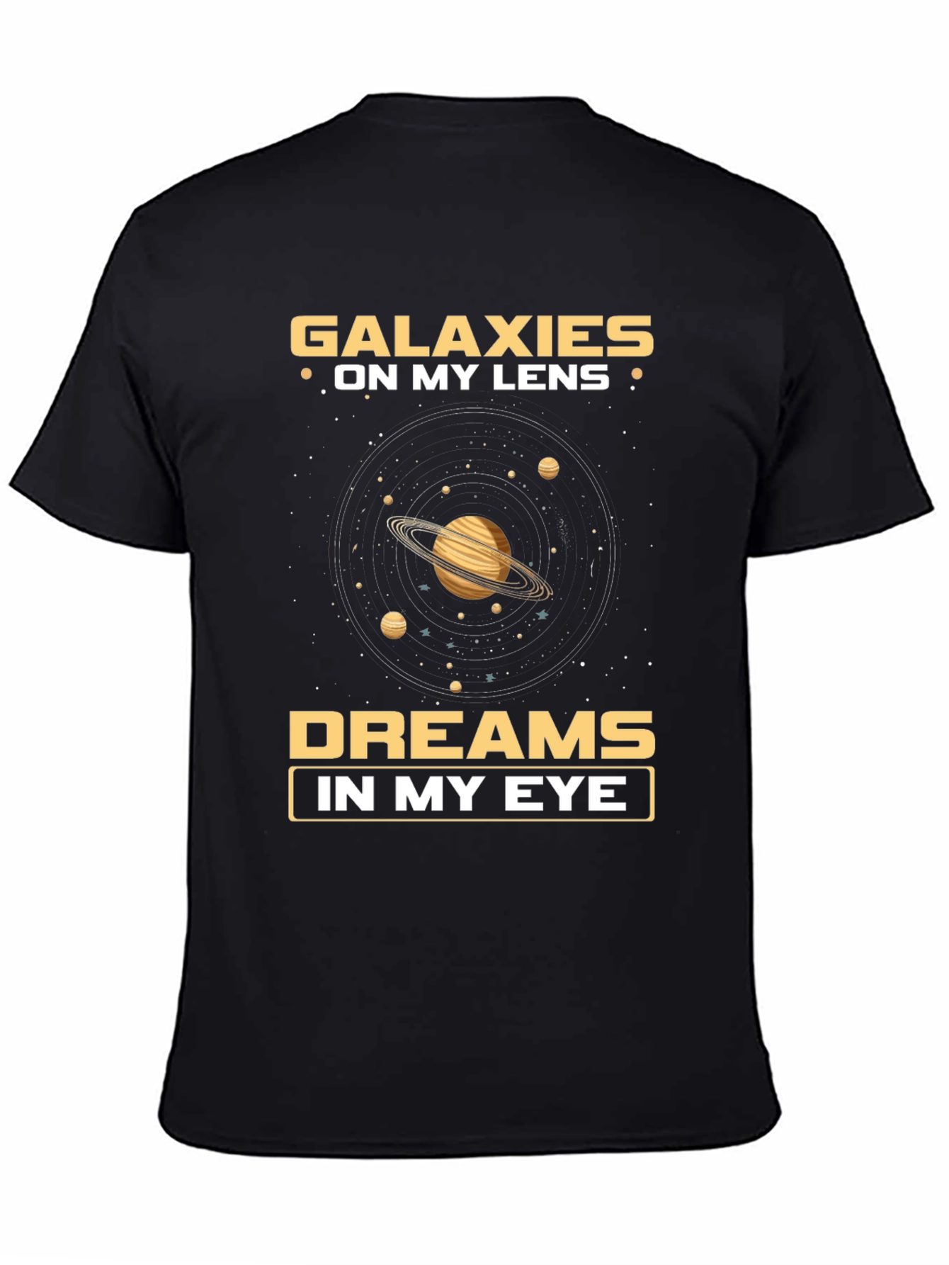 Galaxies on My Lens Graphic T-Shirt