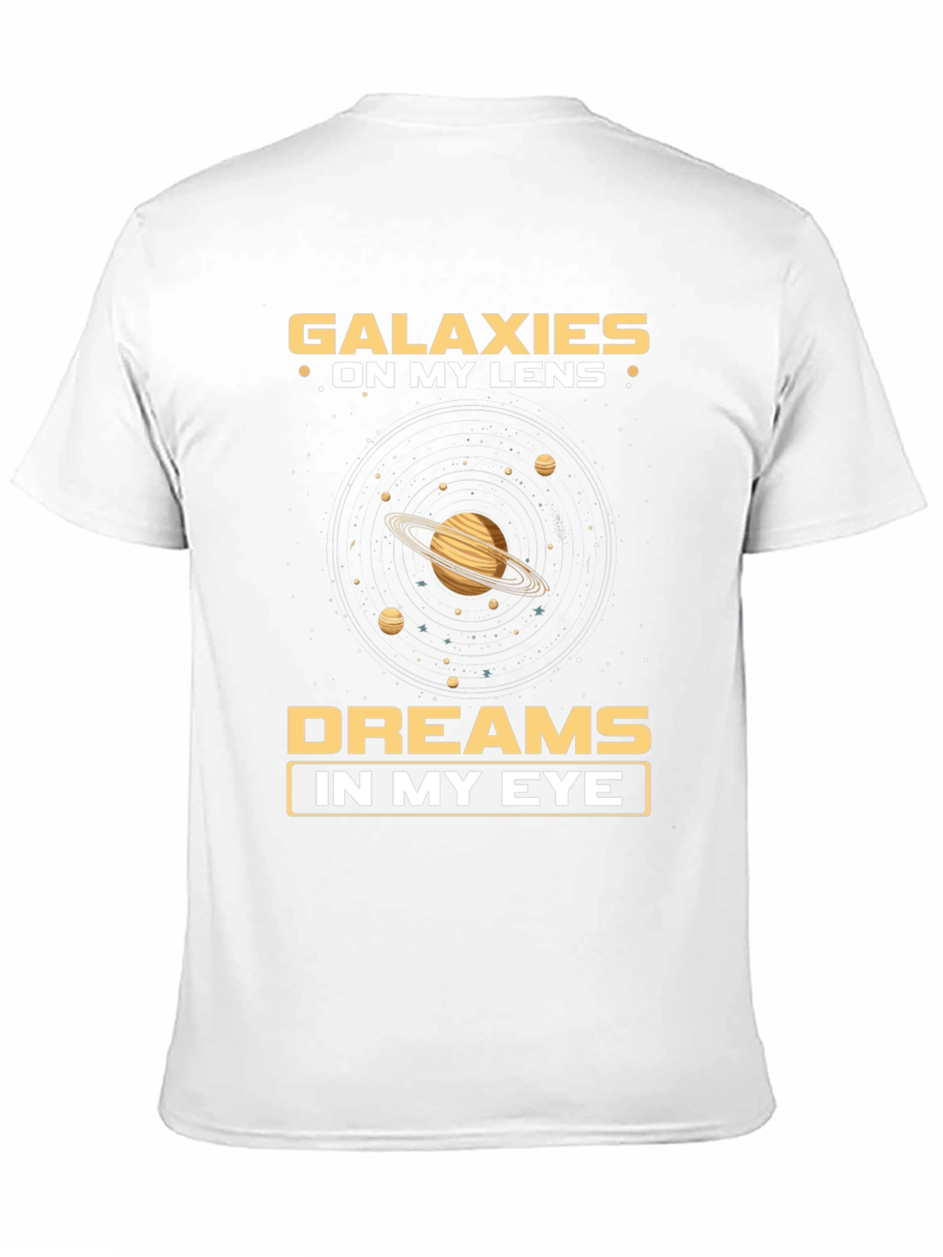 Galaxies on My Lens Graphic T-Shirt