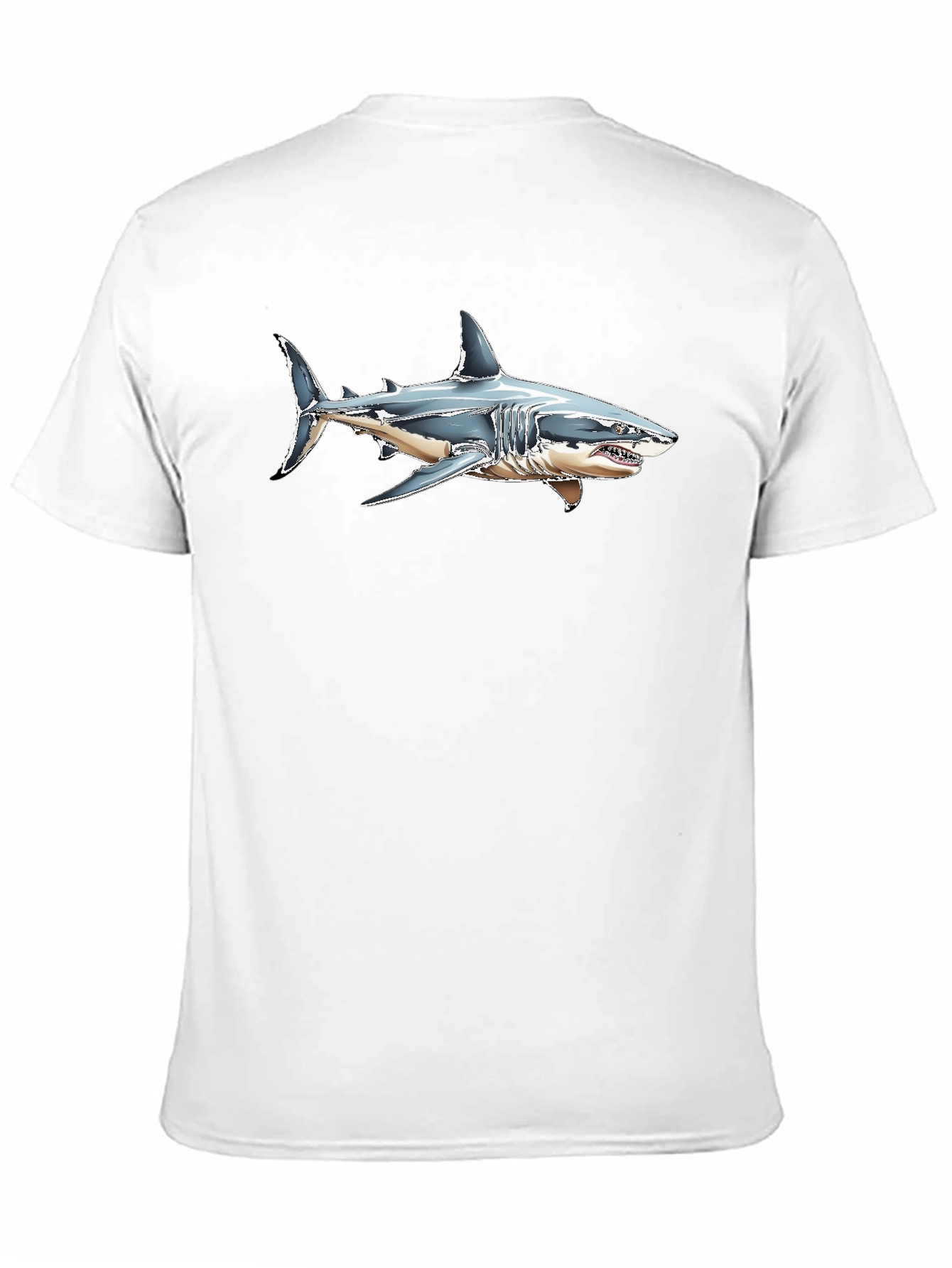 Shark Graphic T-Shirt - Mens Black Tee