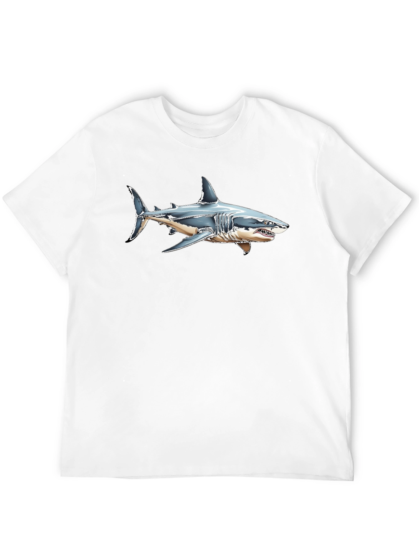 Shark Graphic T-Shirt - Mens Black Tee
