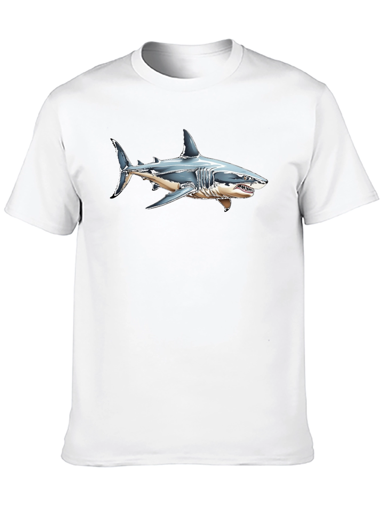 Shark Graphic T-Shirt - Mens Black Tee