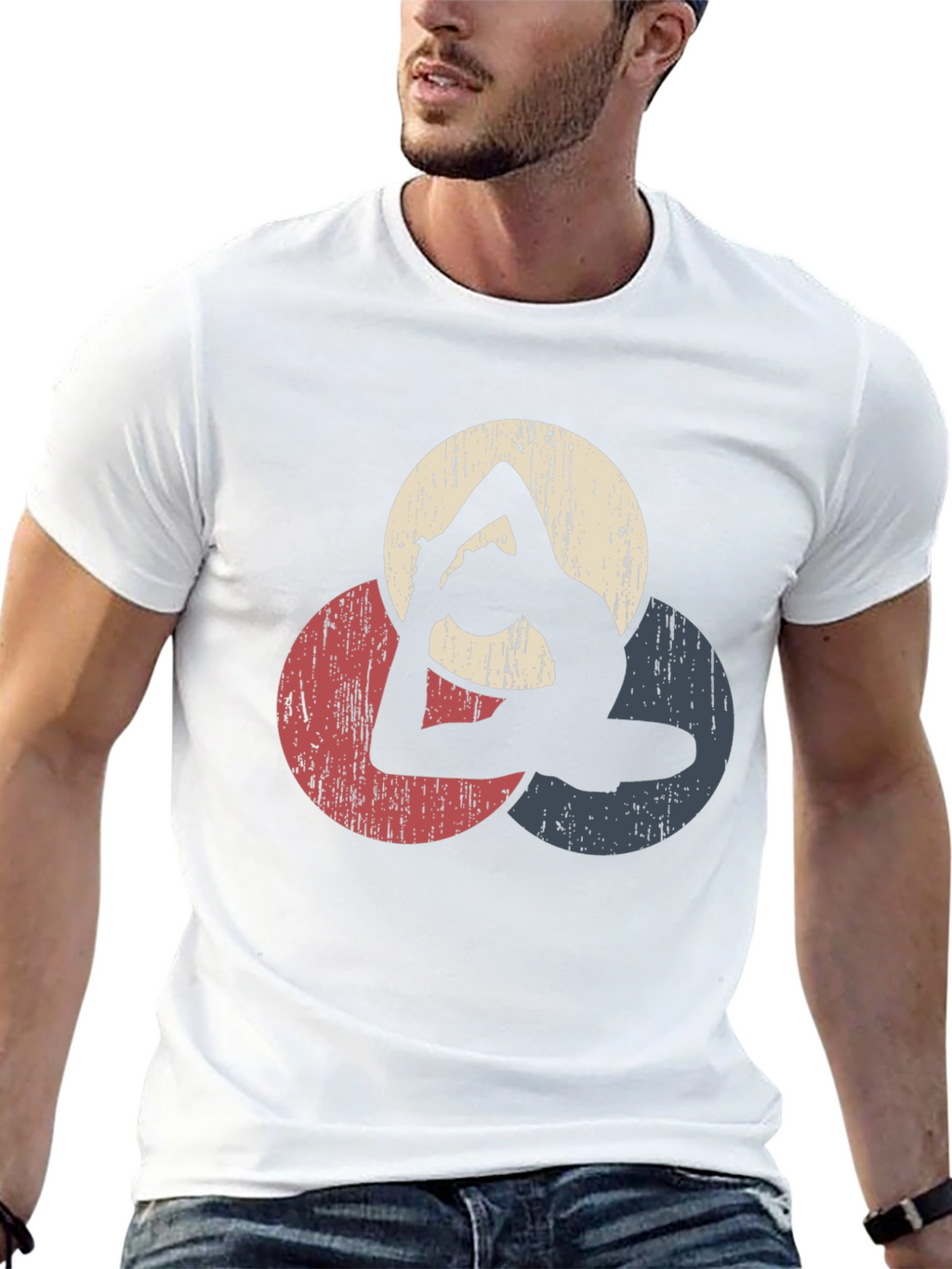 Yoga Pose T-Shirt - Black Graphic Tee