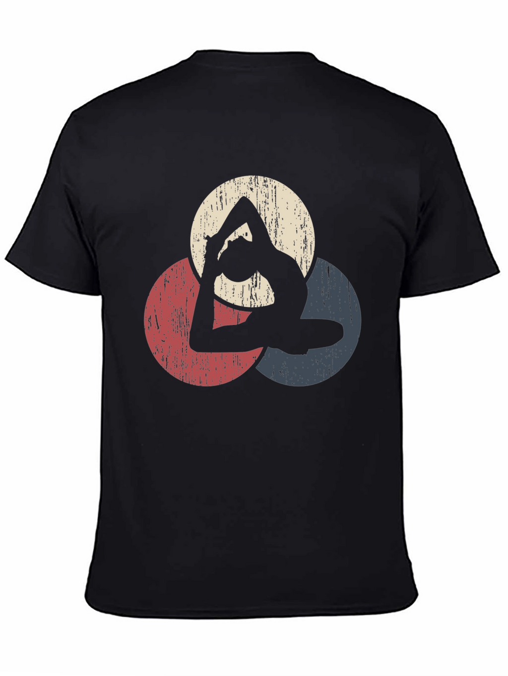 Yoga Pose T-Shirt - Black Graphic Tee