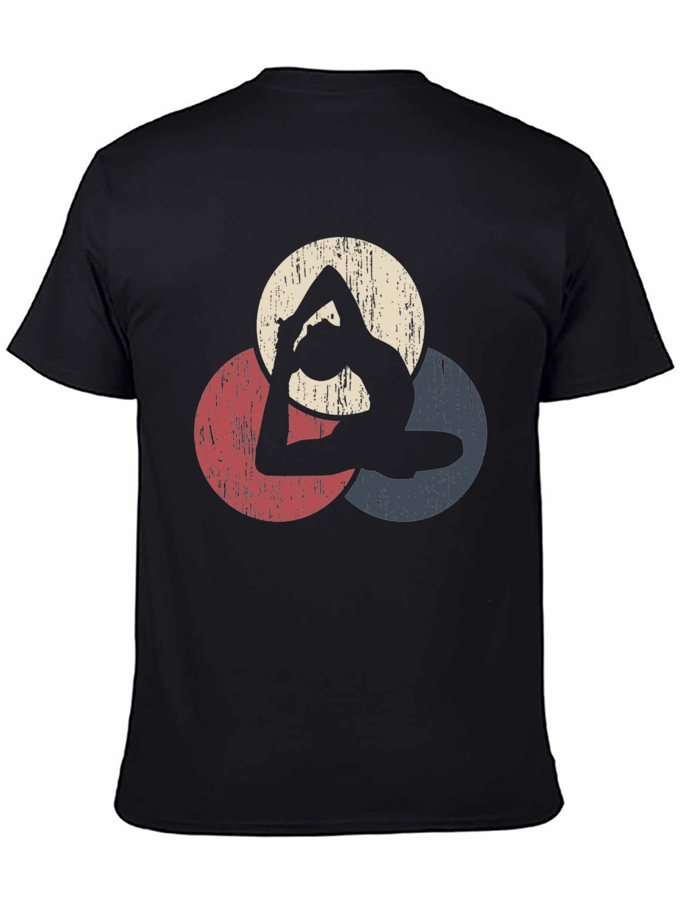 Yoga Pose T-Shirt - Black Graphic Tee