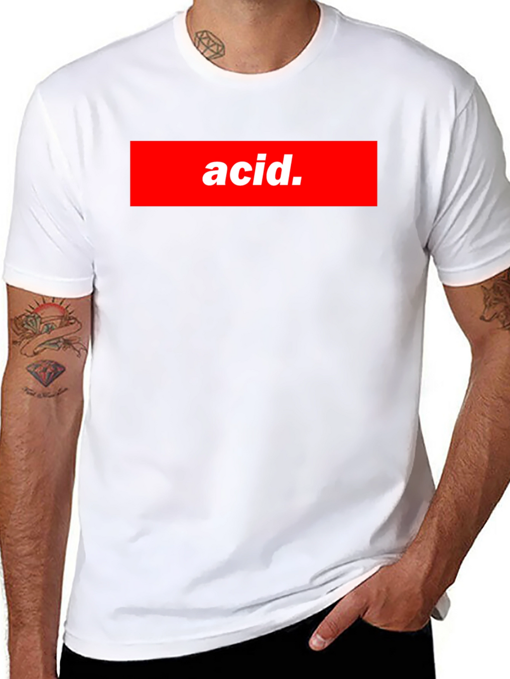 Acid Graphic Tee - Modern Streetwear T-Shirt