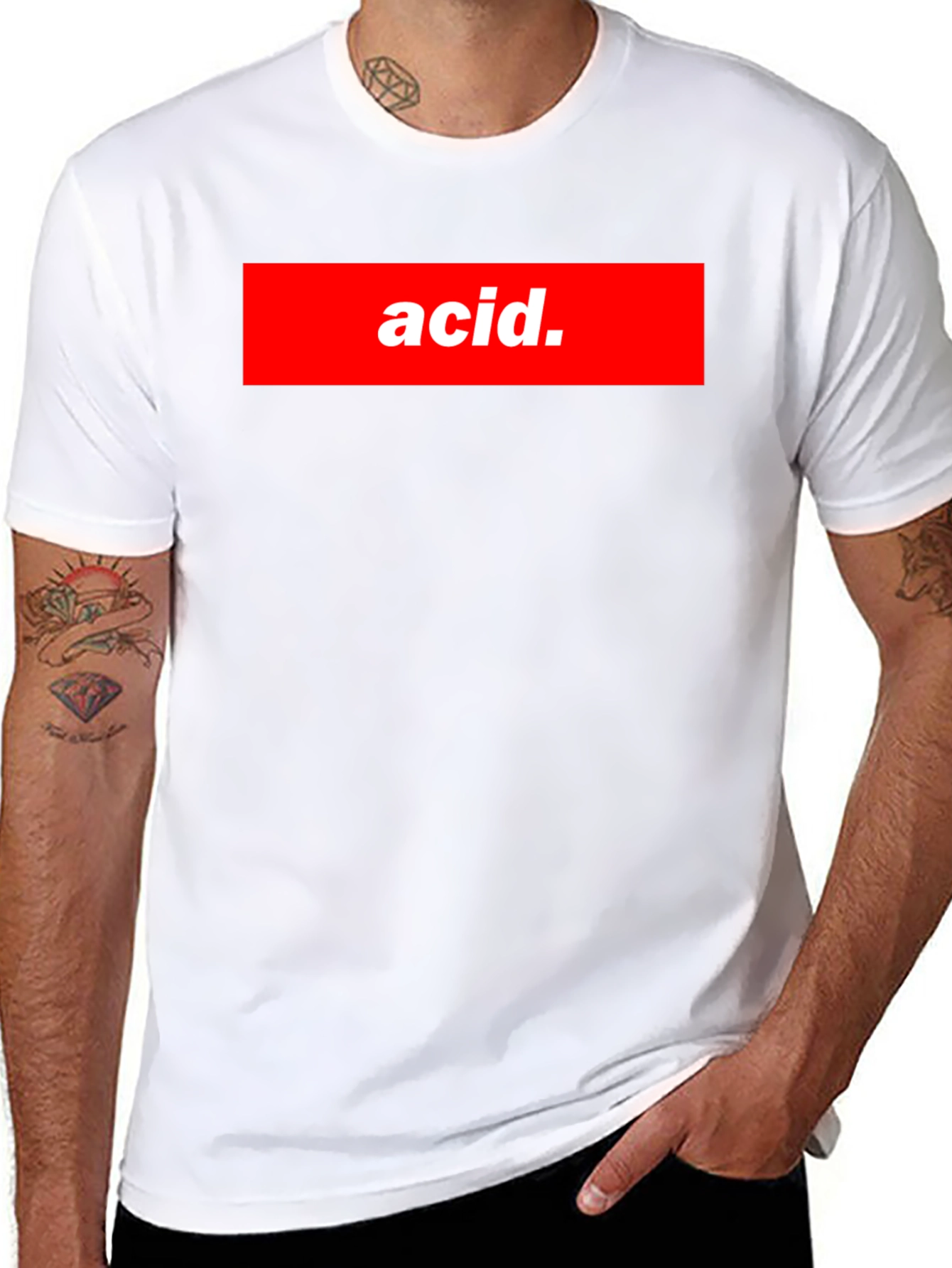 Acid Graphic Tee - Modern Streetwear T-Shirt