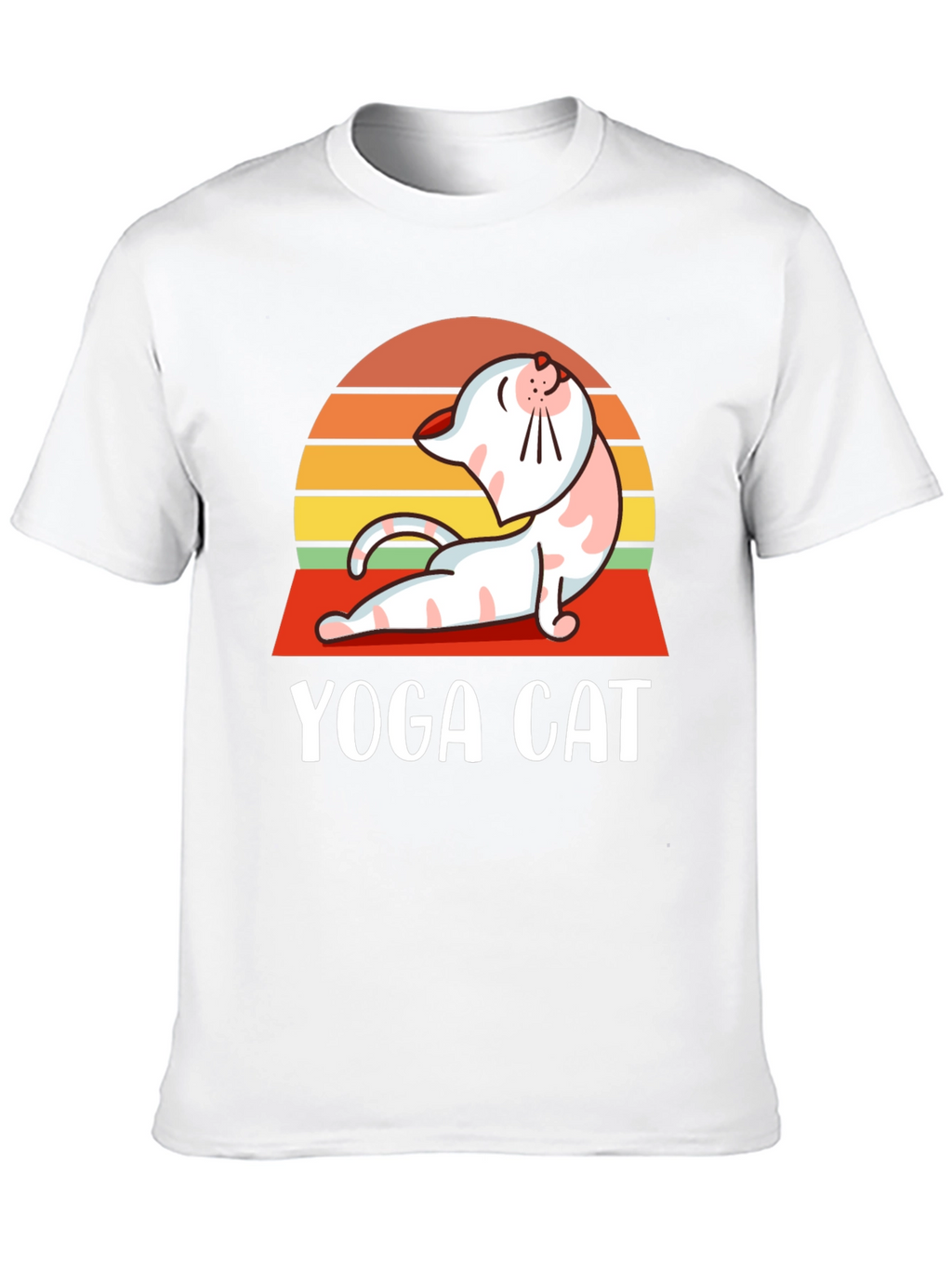 Yoga Cat T-Shirt - Funny Workout Tee