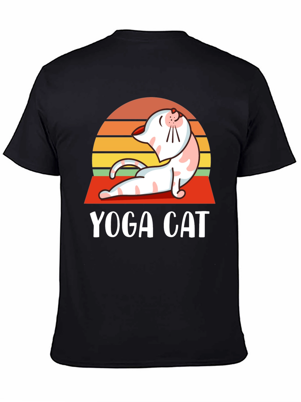Yoga Cat T-Shirt - Funny Workout Tee