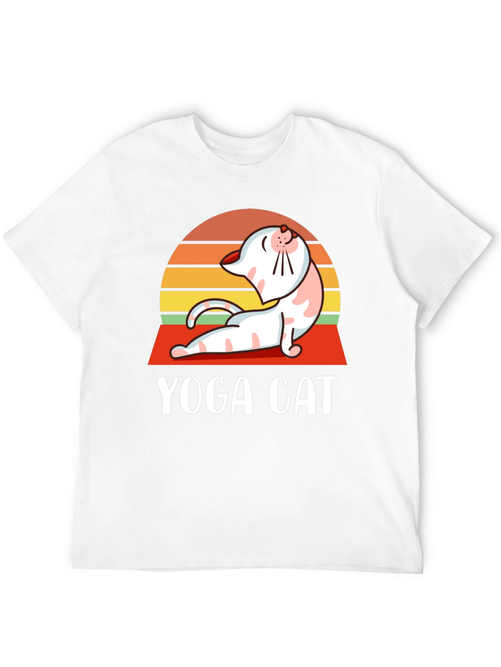 Yoga Cat T-Shirt - Funny Workout Tee