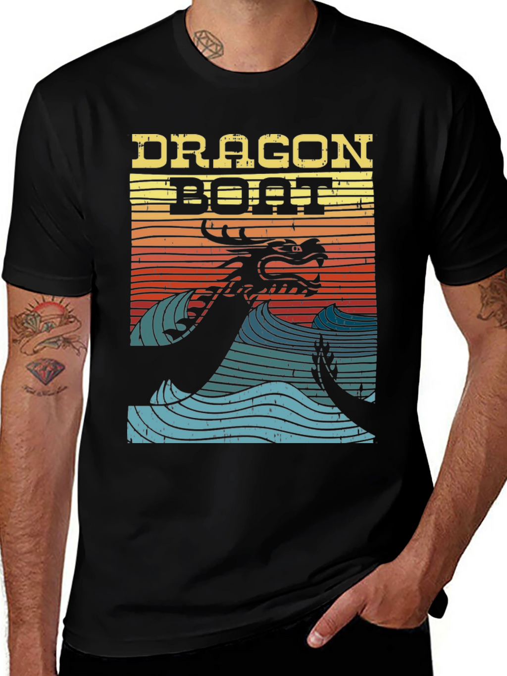 Dragon Boat Retro T-Shirt