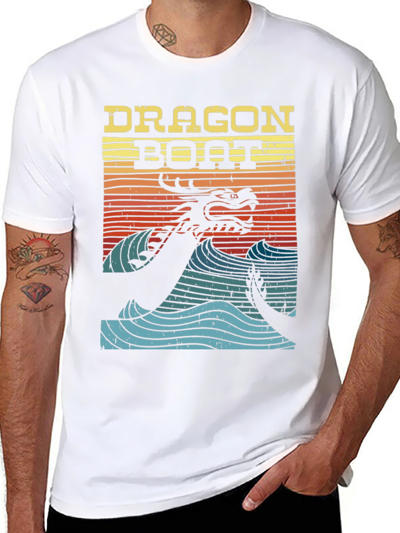Dragon Boat Retro T-Shirt
