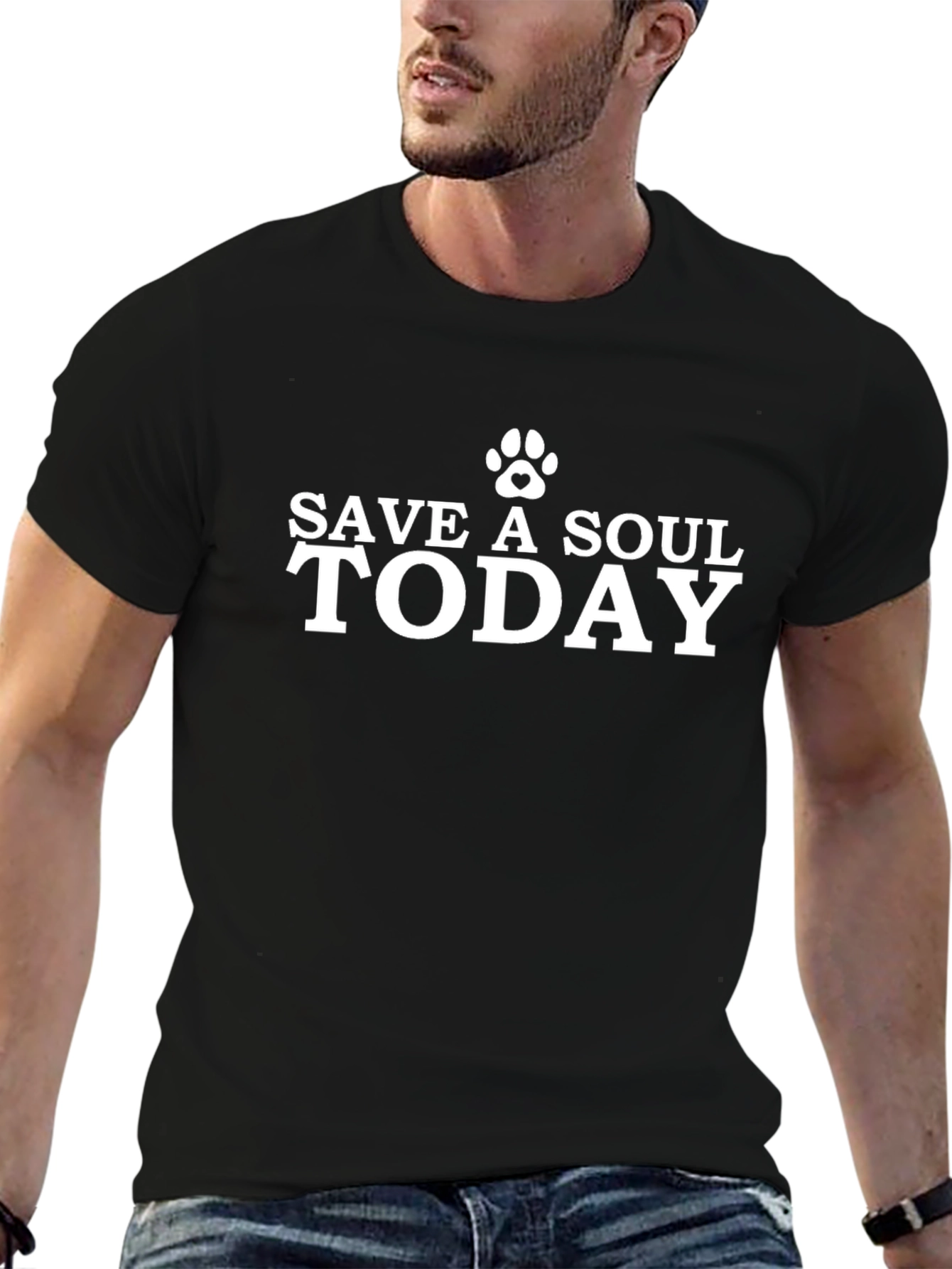 Save A Soul Today Graphic Tee - Black