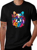 Cool Dog with Sunglasses Graphic Tee