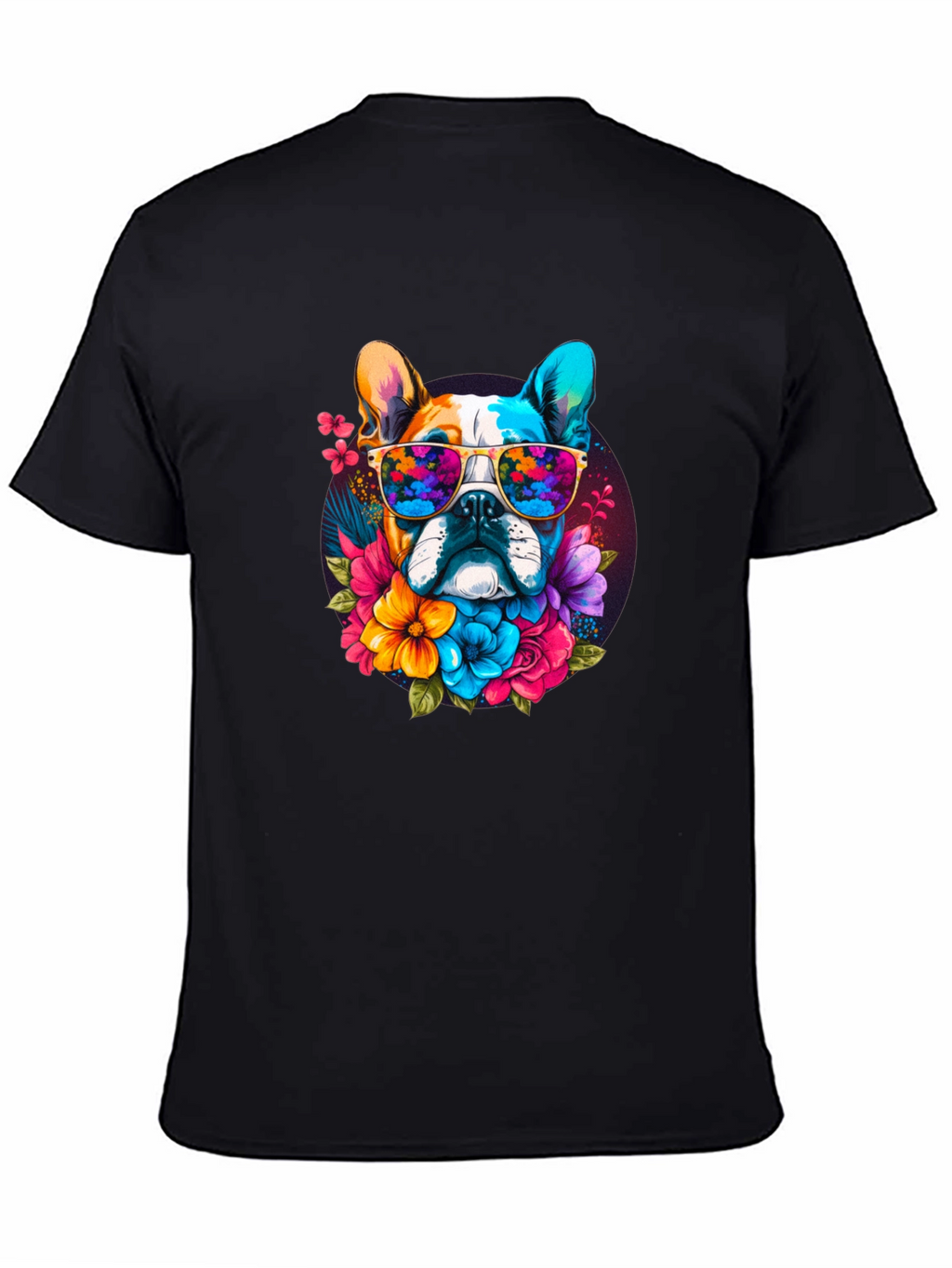 Cool Dog with Sunglasses Graphic Tee