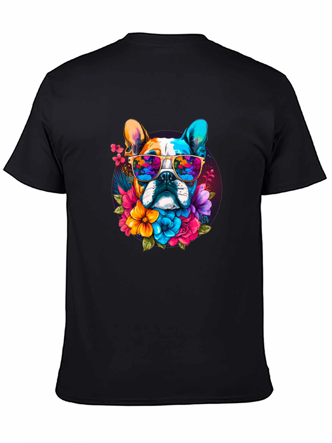 Cool Dog with Sunglasses Graphic Tee