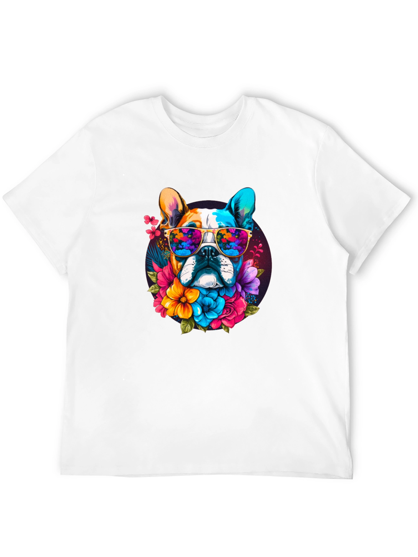 Cool Dog with Sunglasses Graphic Tee