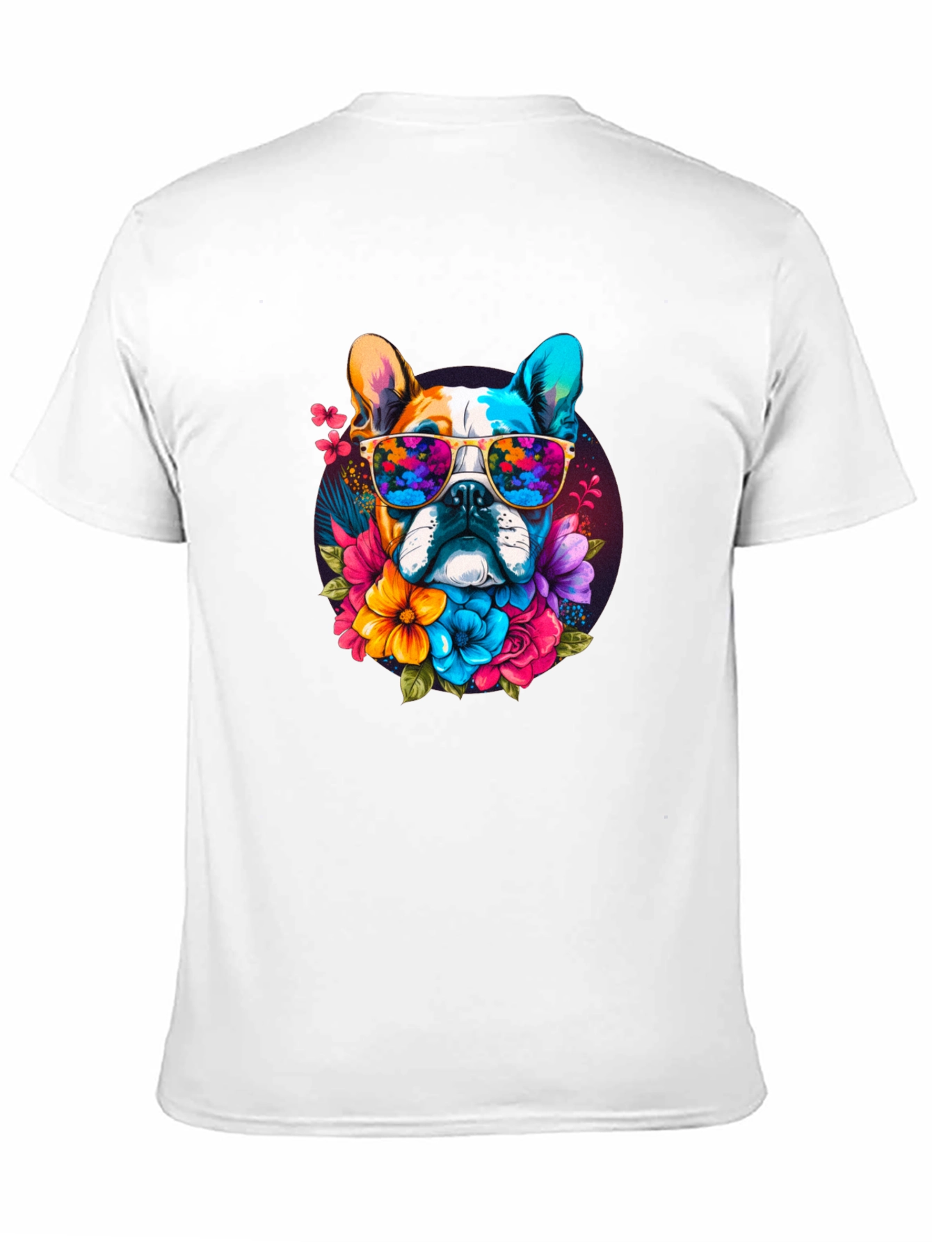 Cool Dog with Sunglasses Graphic Tee