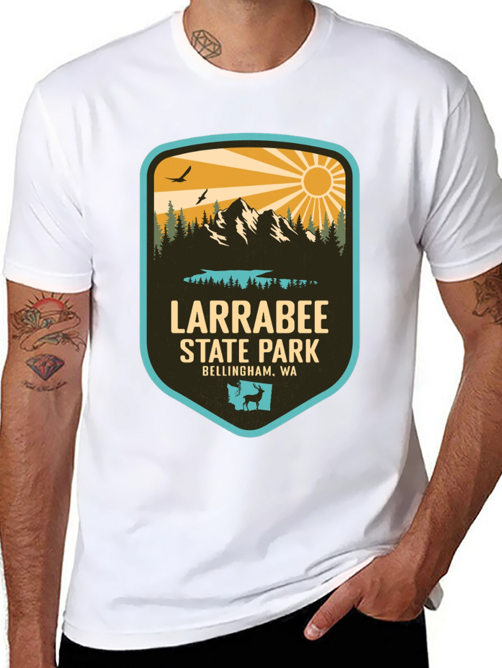Larrabee State Park T-Shirt - Bellingham WA
