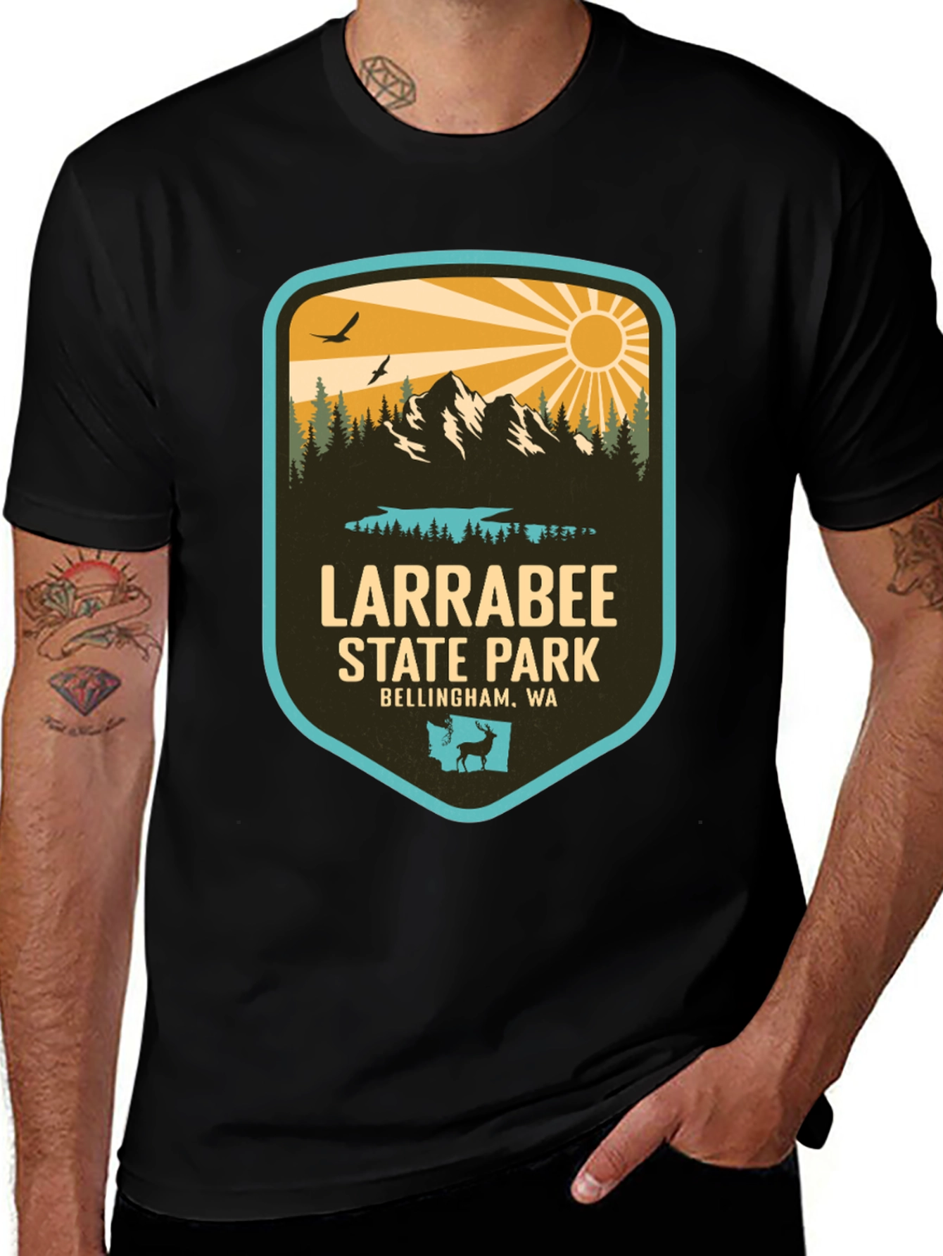 Larrabee State Park T-Shirt - Bellingham WA