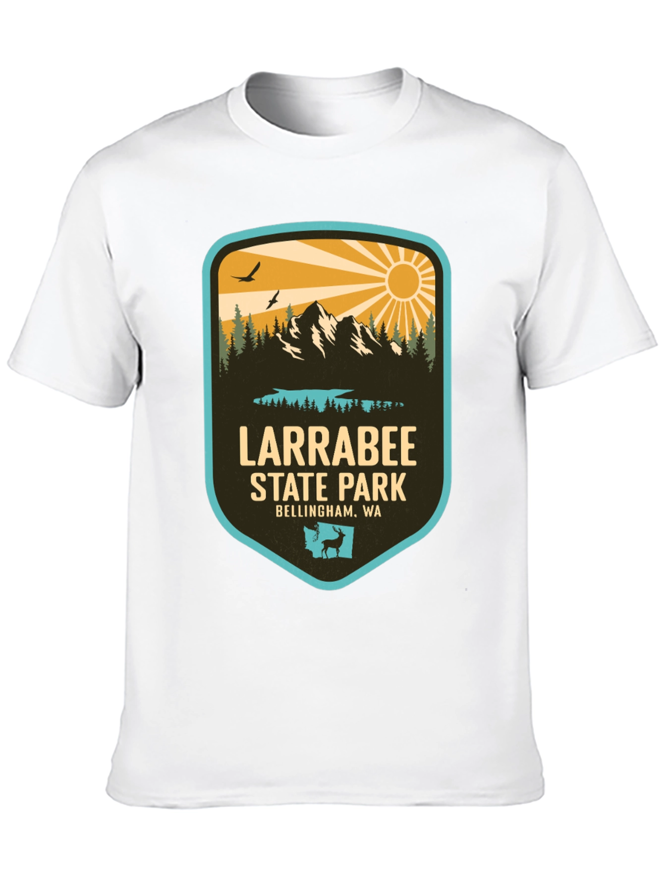 Larrabee State Park T-Shirt - Bellingham WA