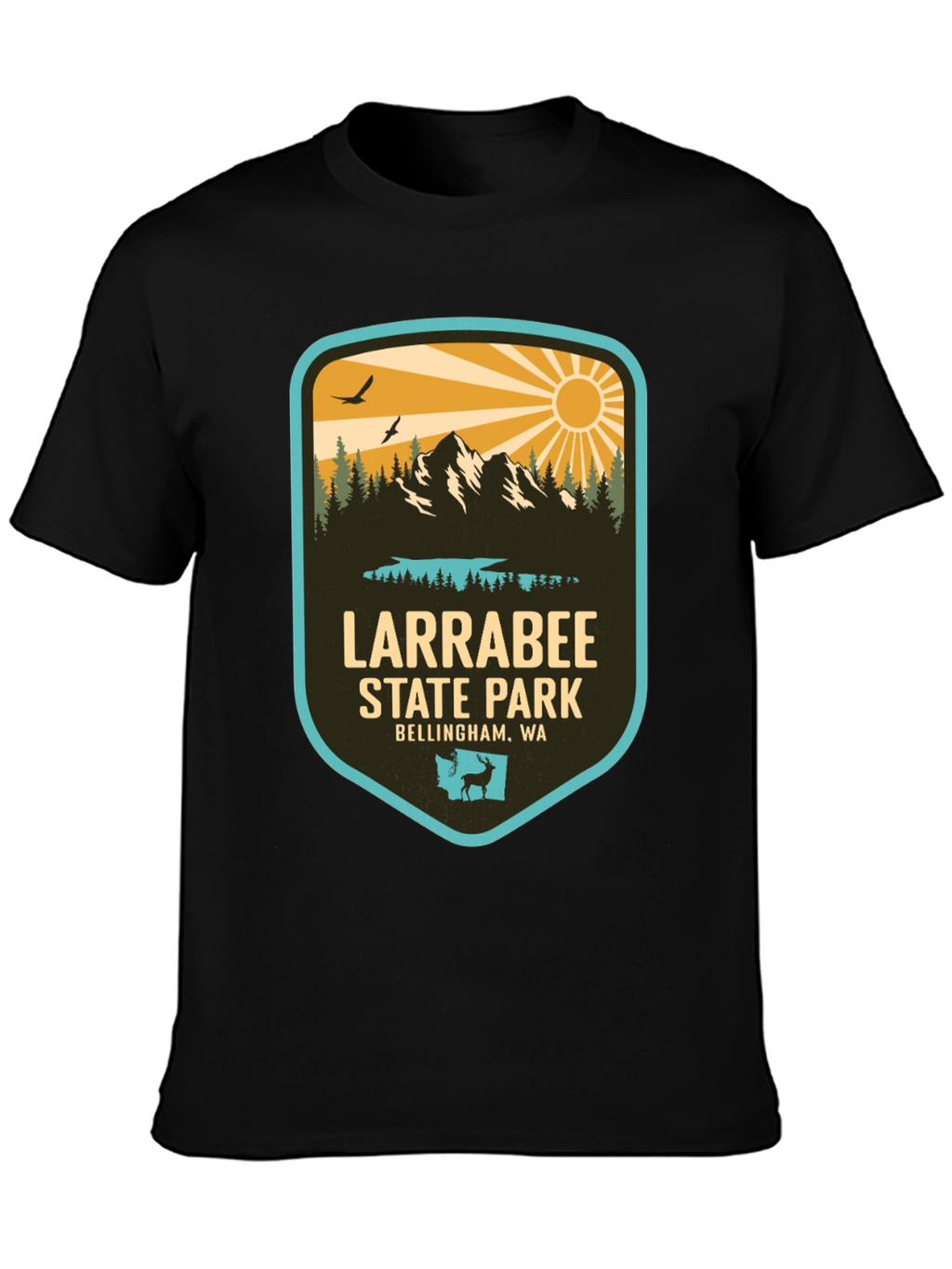 Larrabee State Park T-Shirt - Bellingham WA