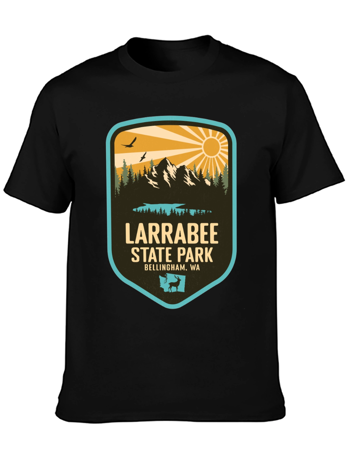 Larrabee State Park T-Shirt - Bellingham WA