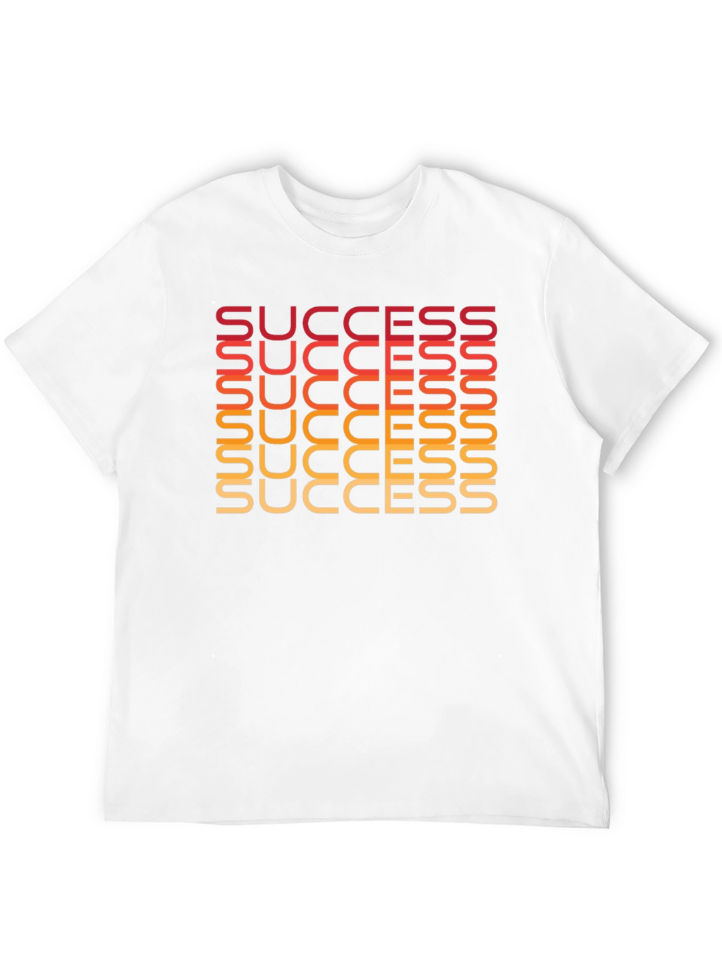 Success Graphic Print Black T-Shirt