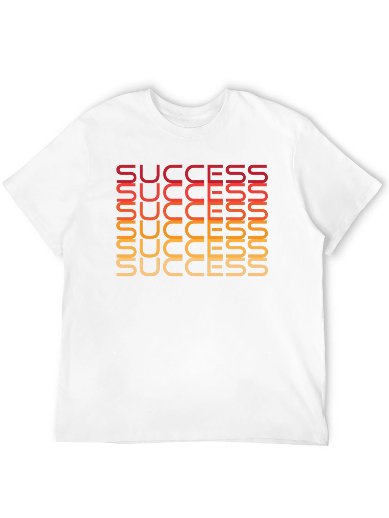 Success Graphic Print Black T-Shirt