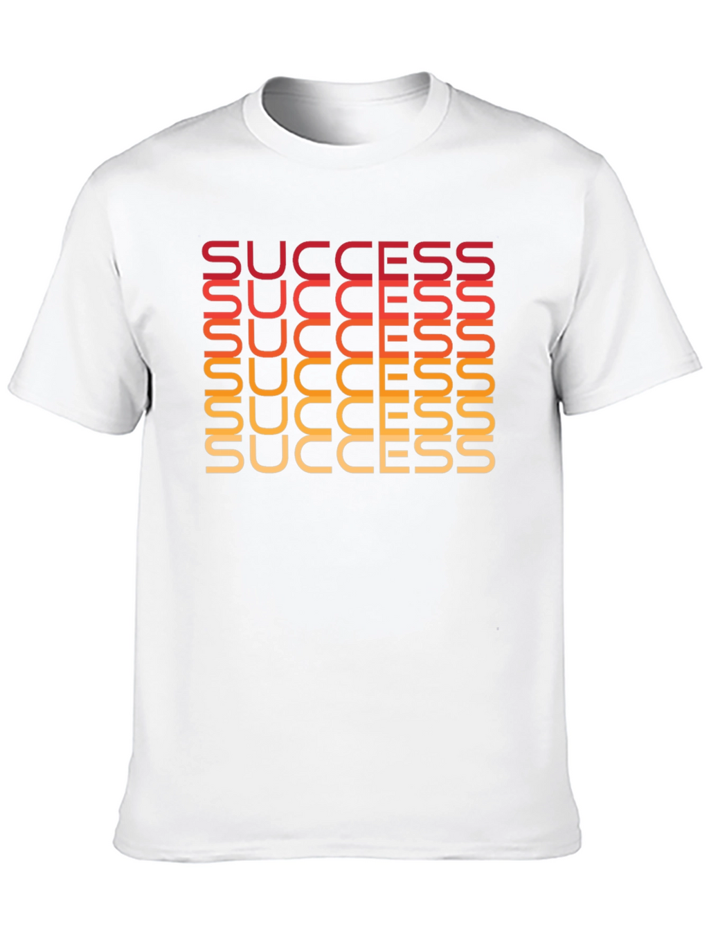 Success Graphic Print Black T-Shirt