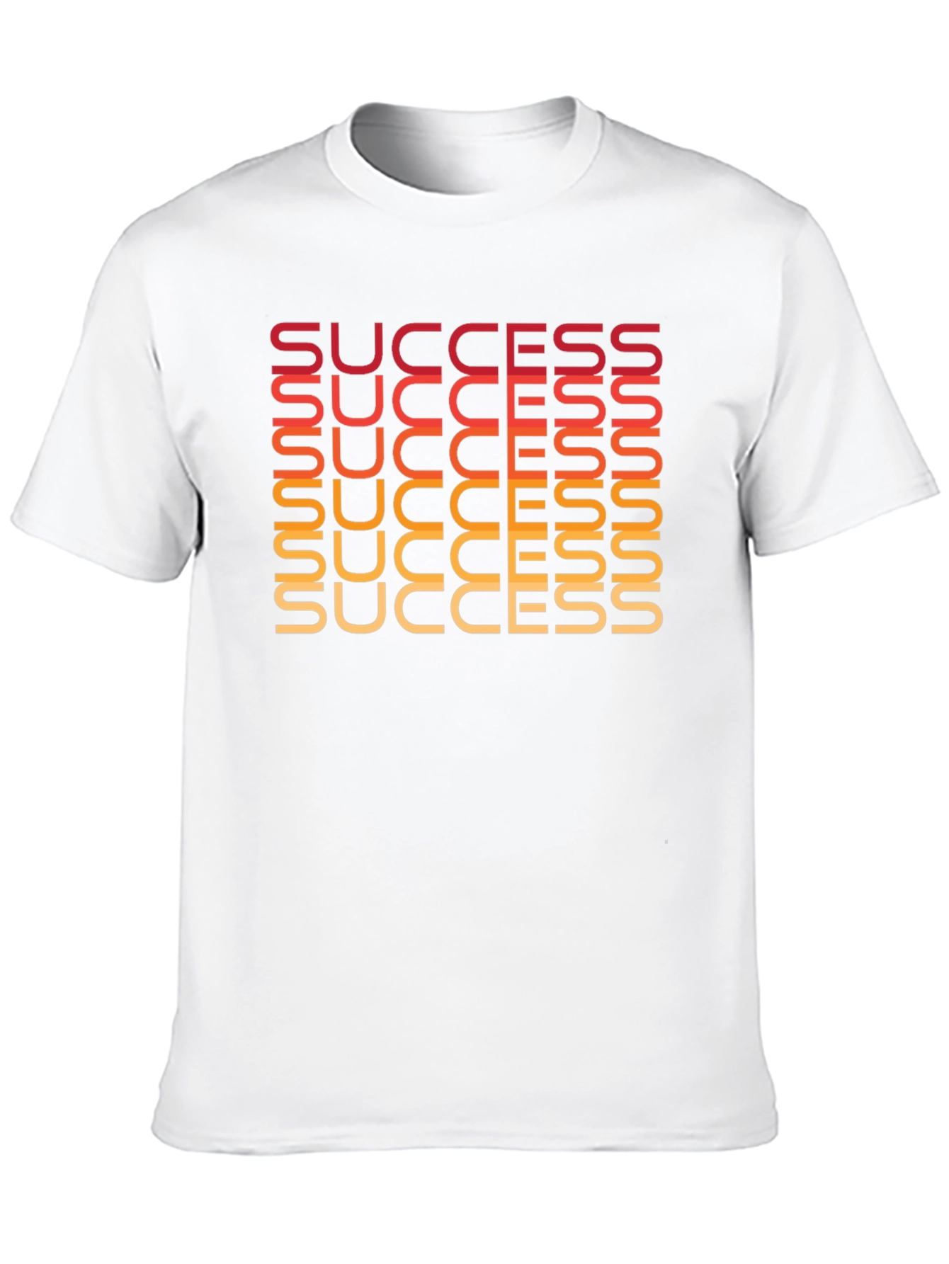 Success Graphic Print Black T-Shirt