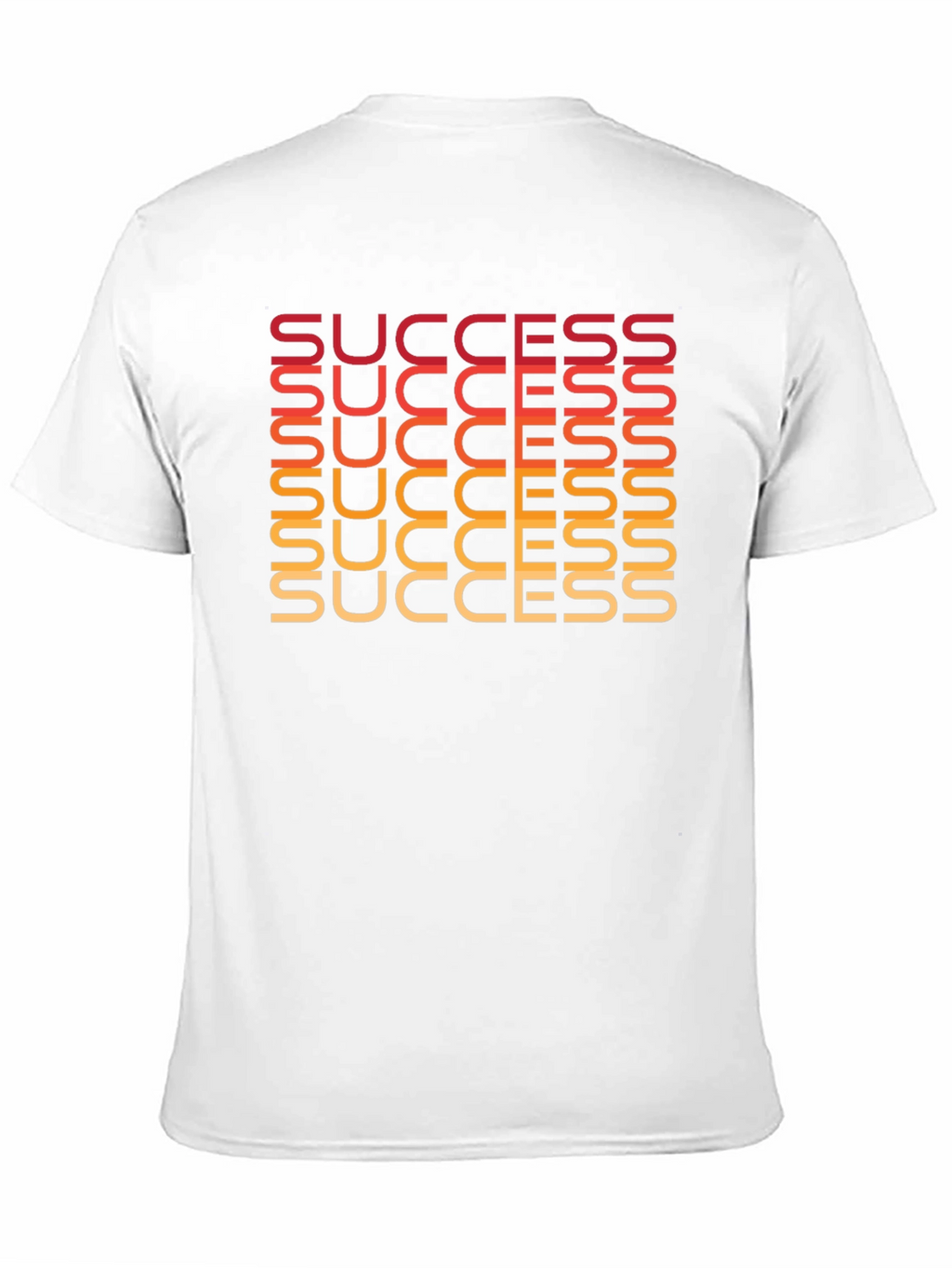 Success Graphic Print Black T-Shirt