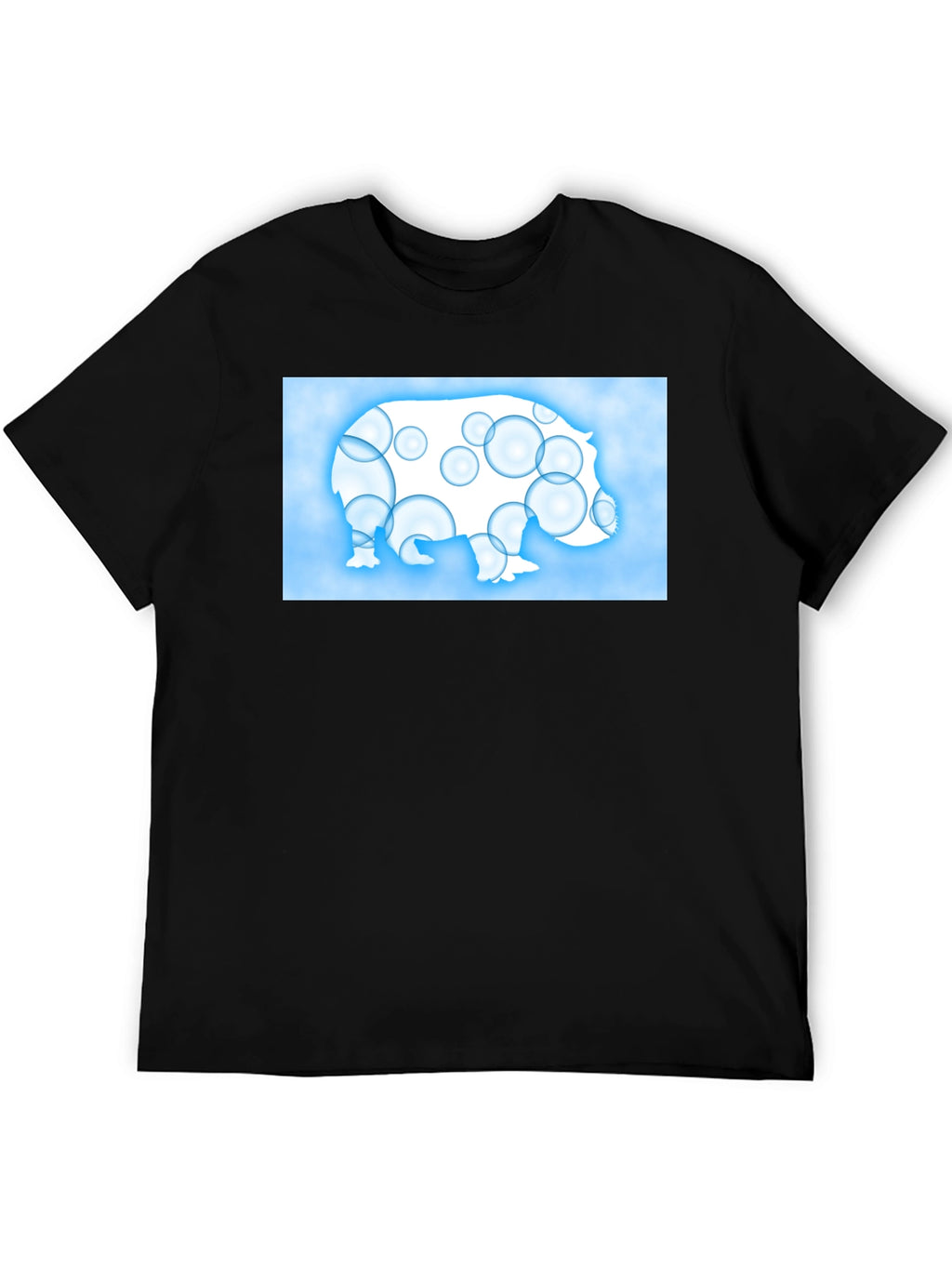Bubble Hippo T-Shirt - Unique Design