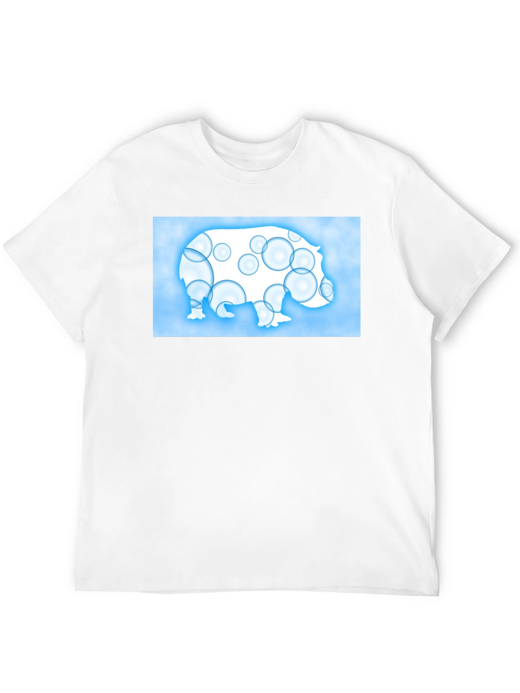Bubble Hippo T-Shirt - Unique Design