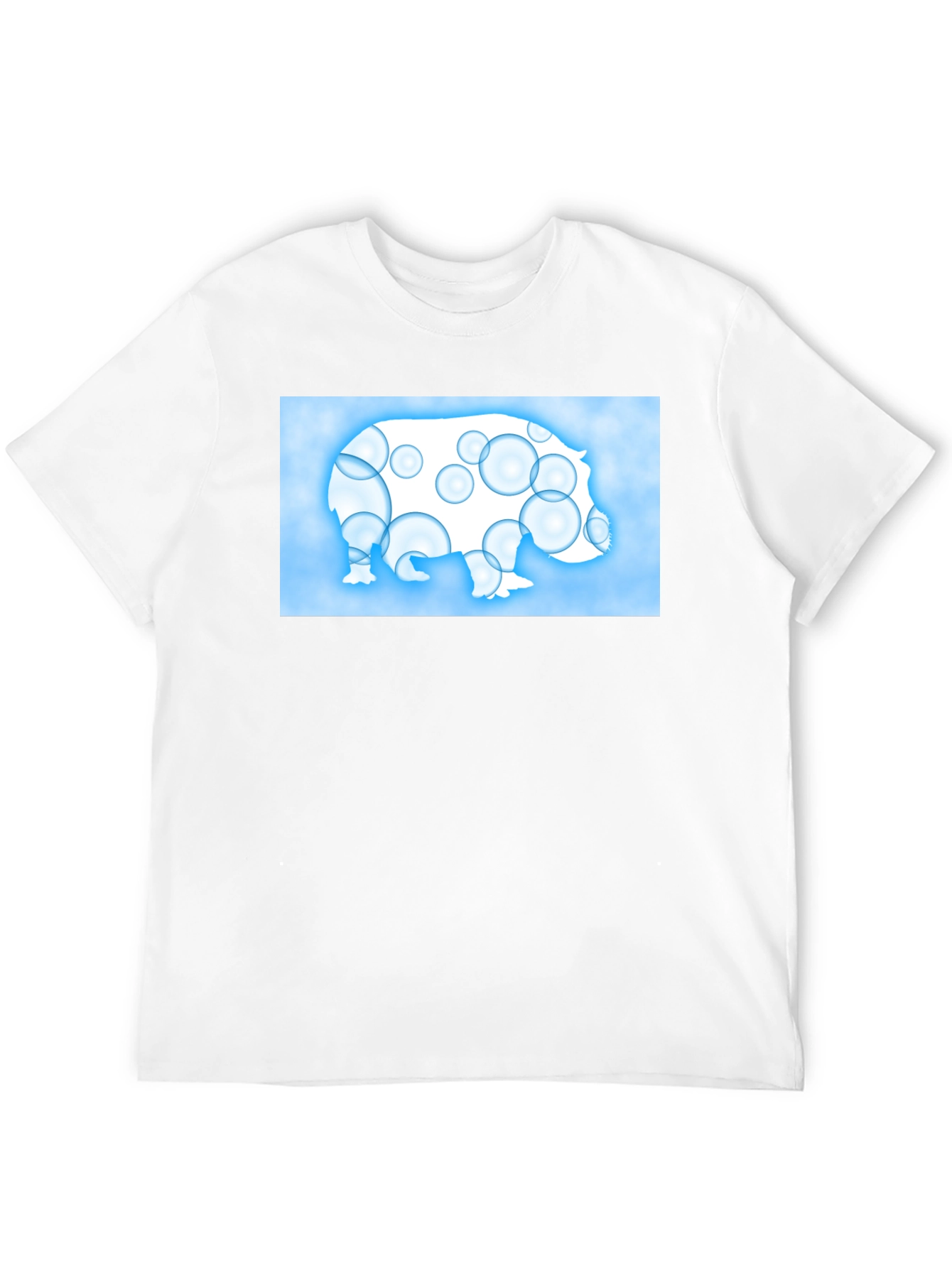 Bubble Hippo T-Shirt - Unique Design