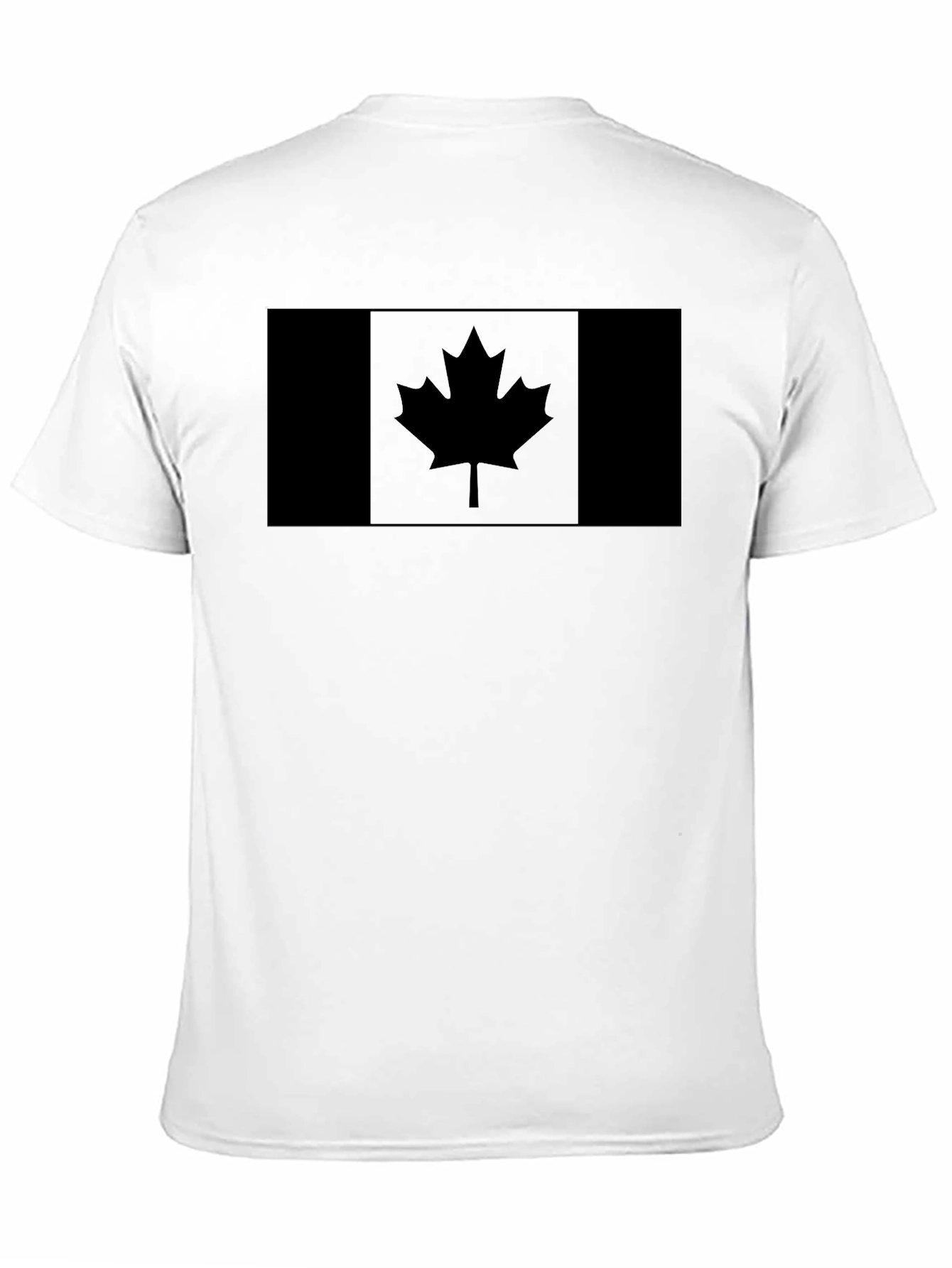 Canada Flag Black T-Shirt