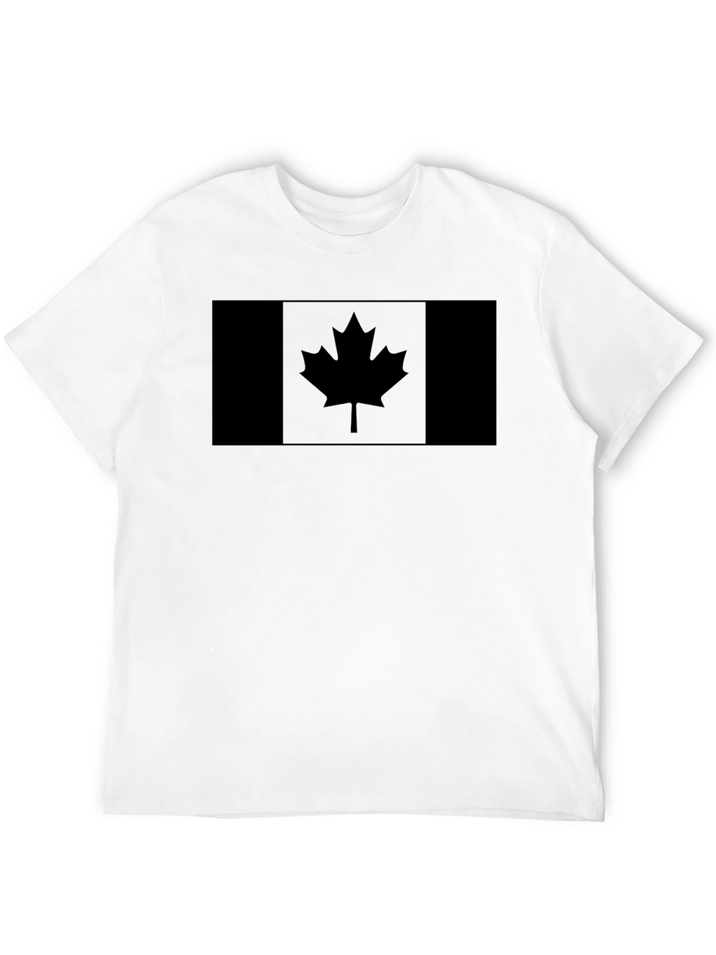 Canada Flag Black T-Shirt