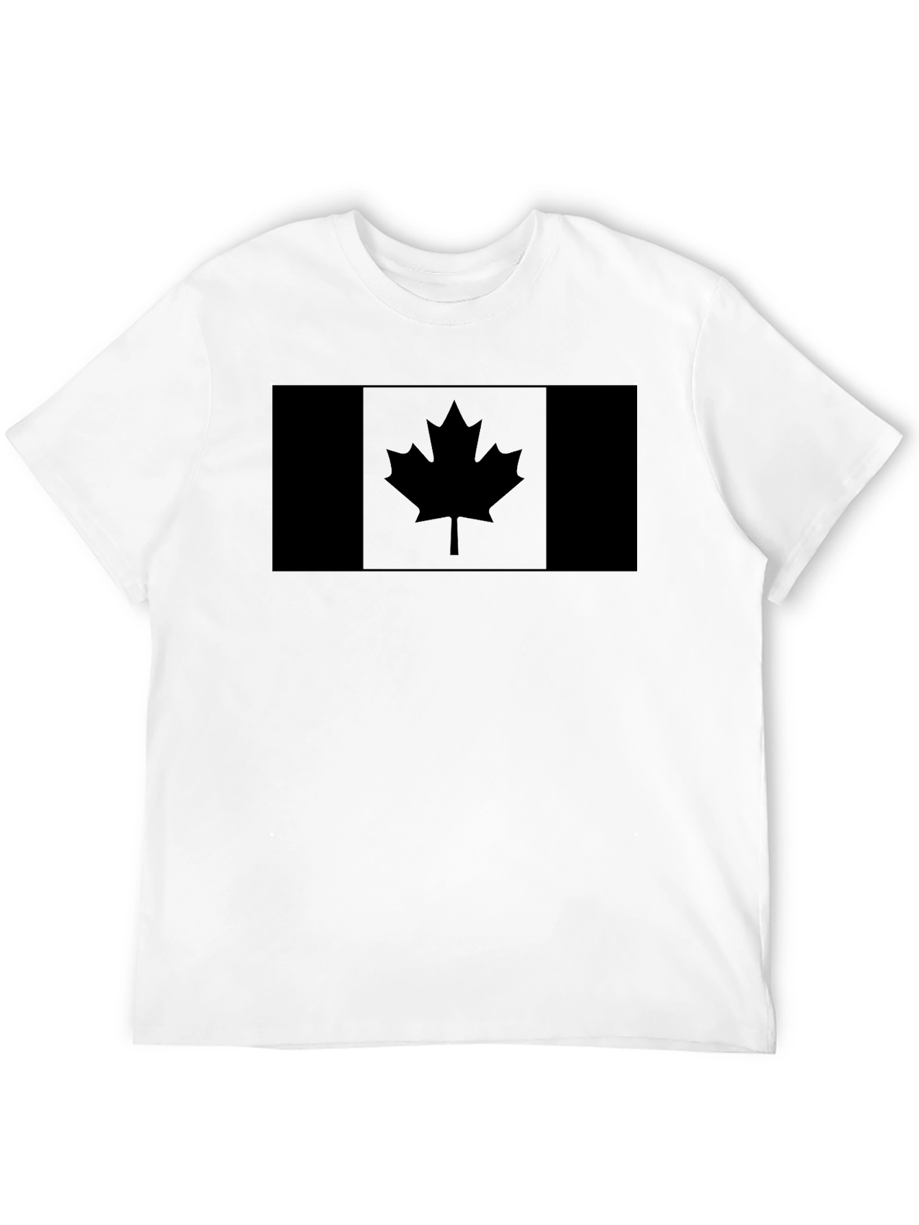 Canada Flag Black T-Shirt