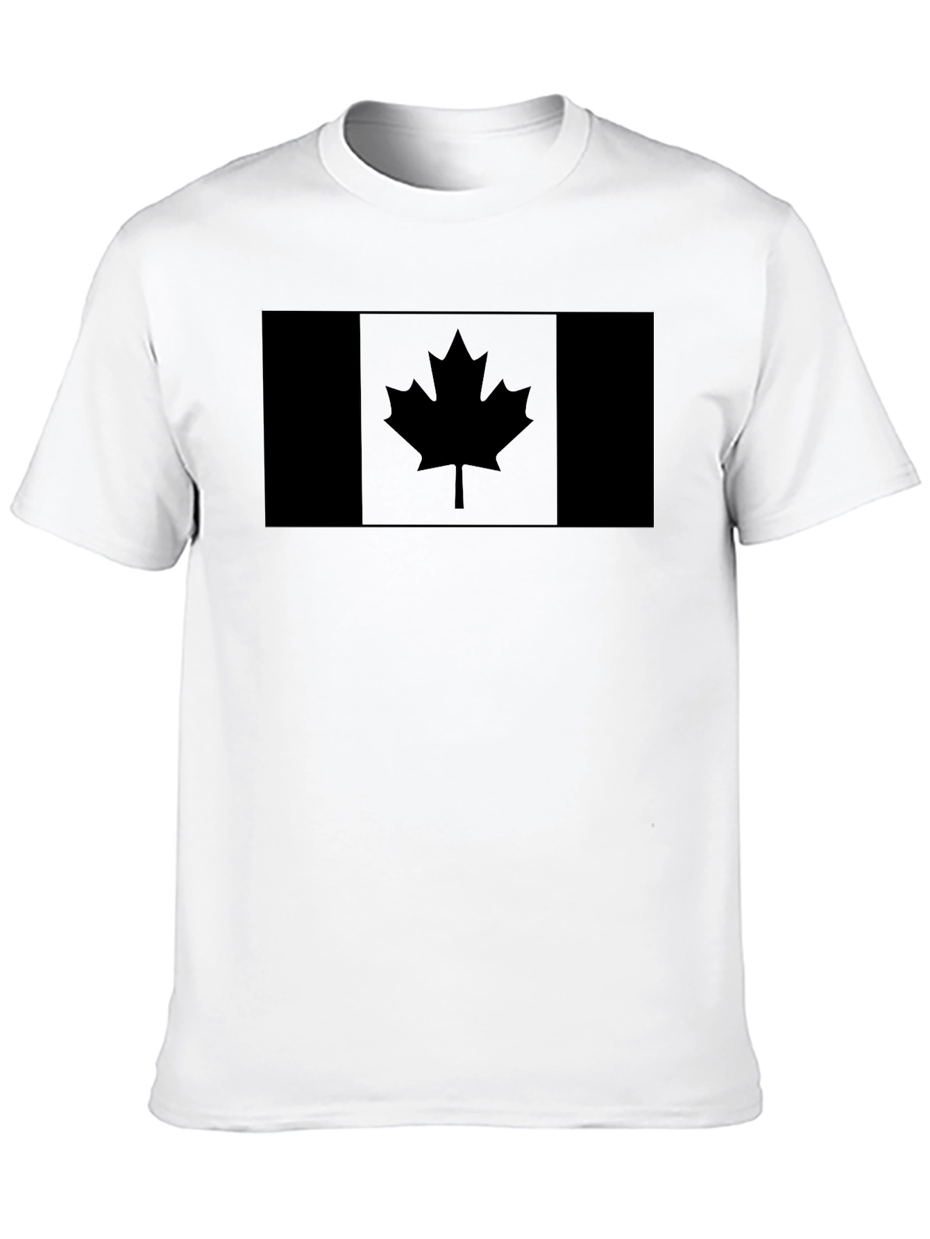 Canada Flag Black T-Shirt