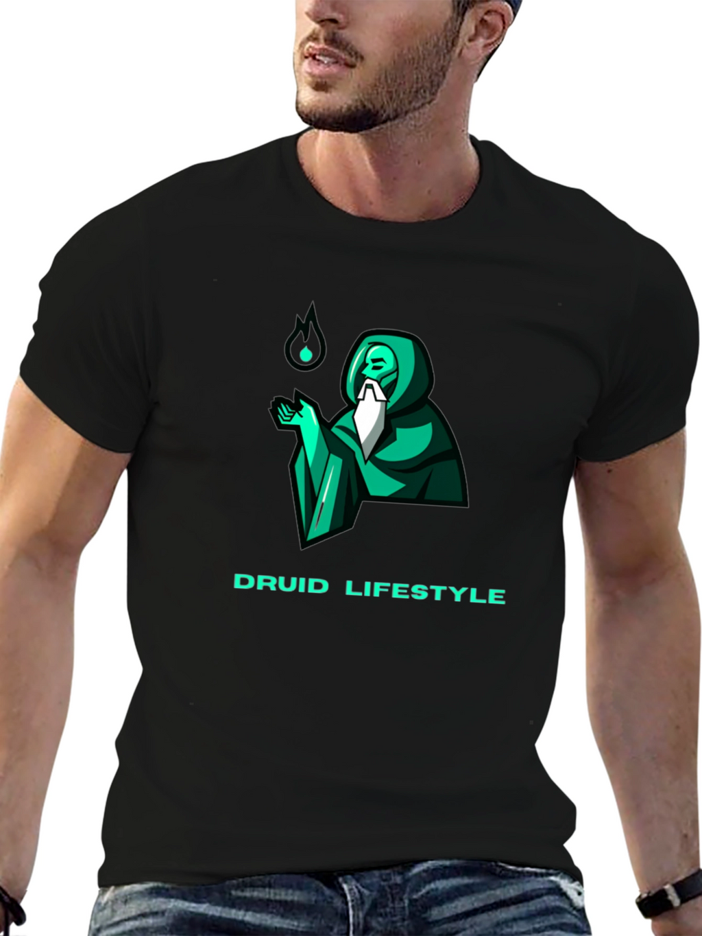 Druid Lifestyle Graphic Tee - Black