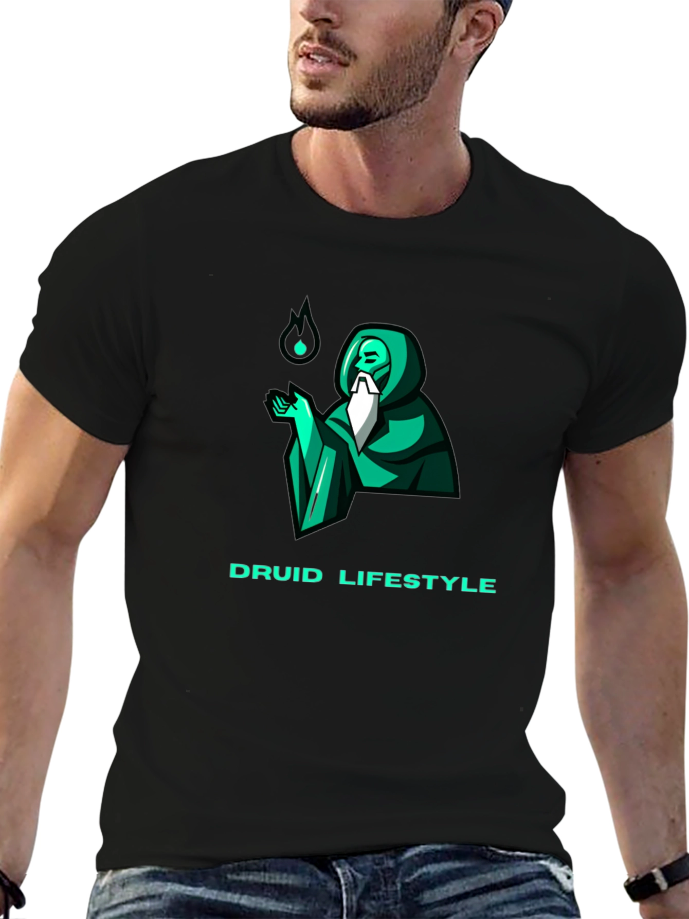Druid Lifestyle Graphic Tee - Black
