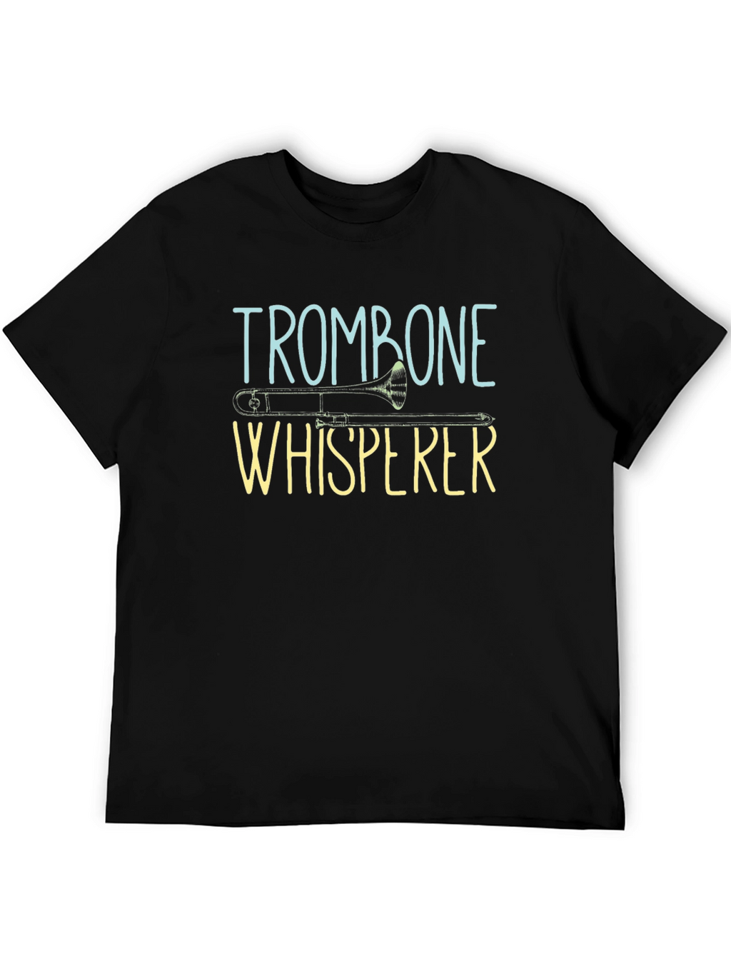 Trombone Whisperer Graphic Tee - Black
