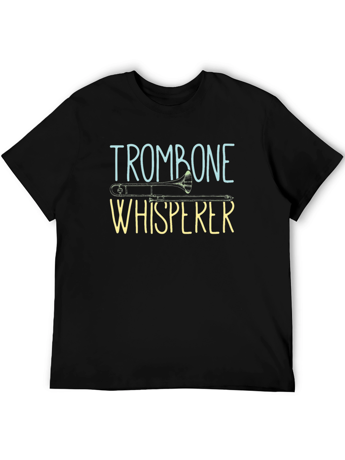 Trombone Whisperer Graphic Tee - Black