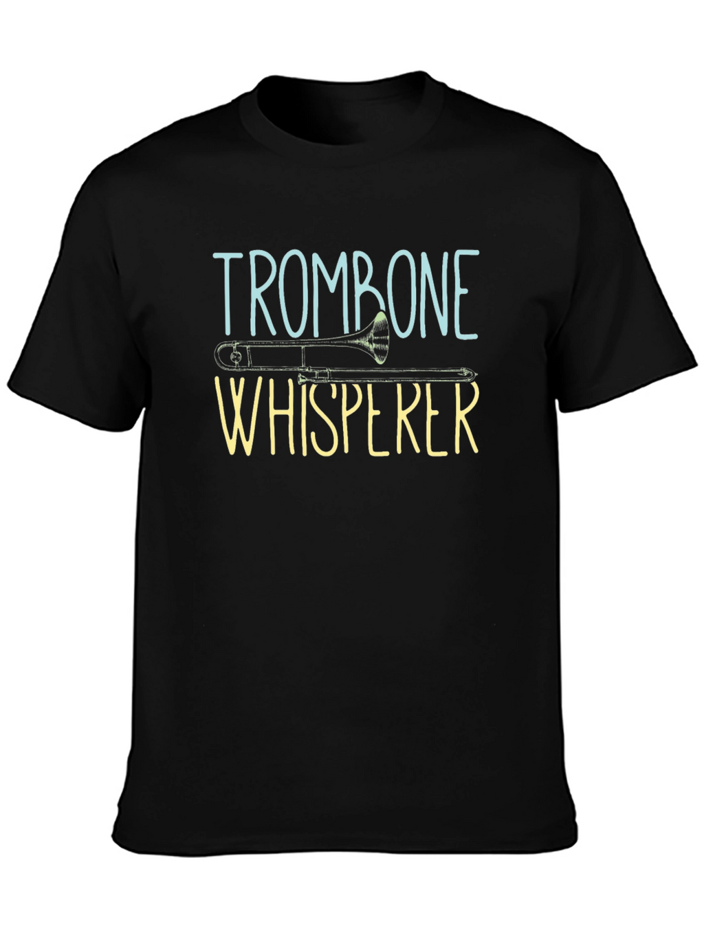 Trombone Whisperer Graphic Tee - Black