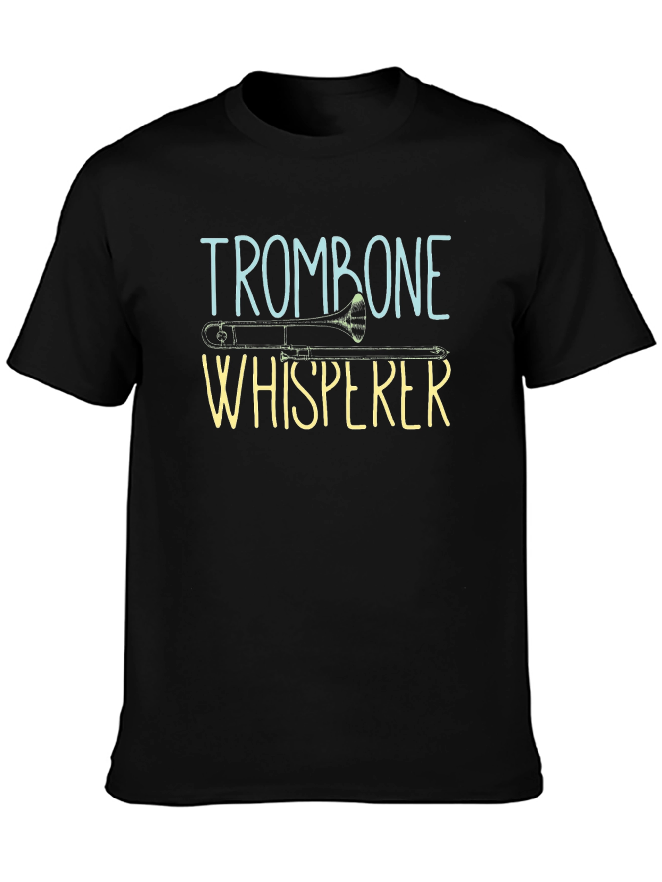 Trombone Whisperer Graphic Tee - Black